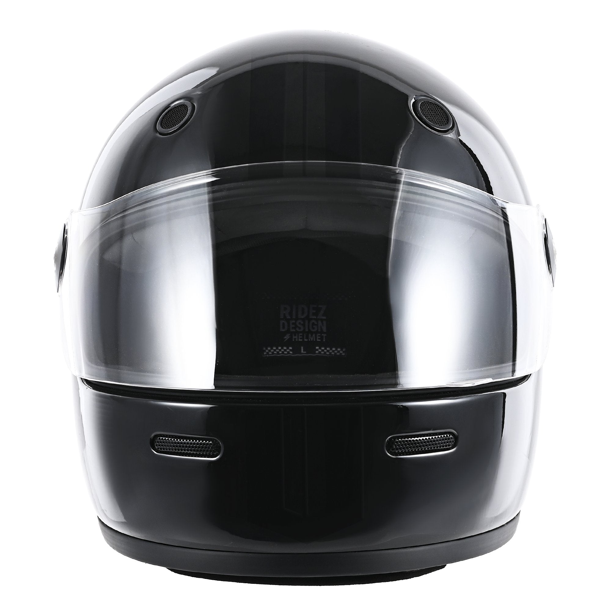 【予約販売】RIDEZ TT HELMET バイク用 フルフェイスヘルメット DARKNESS