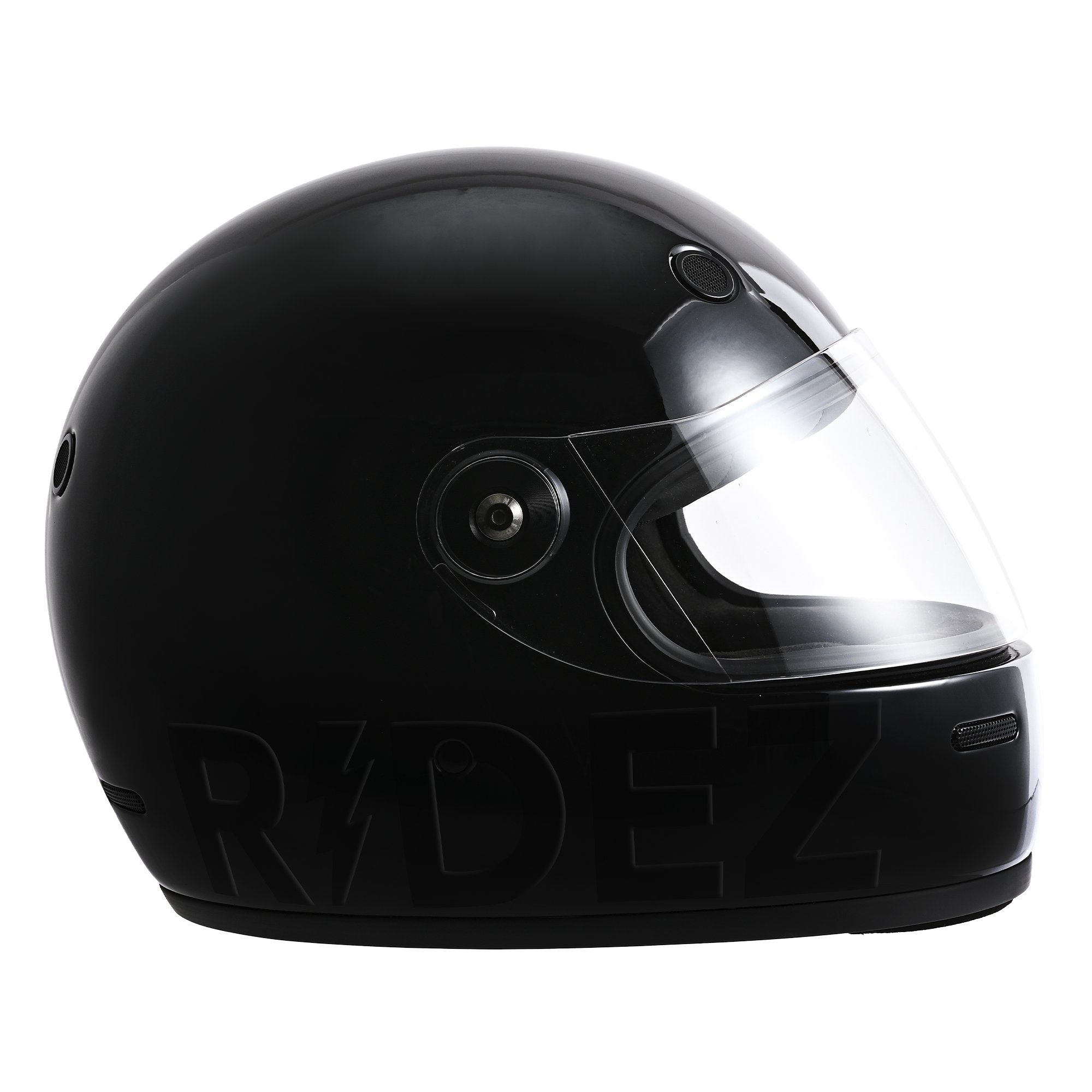 【予約販売】RIDEZ TT HELMET バイク用 フルフェイスヘルメット DARKNESS