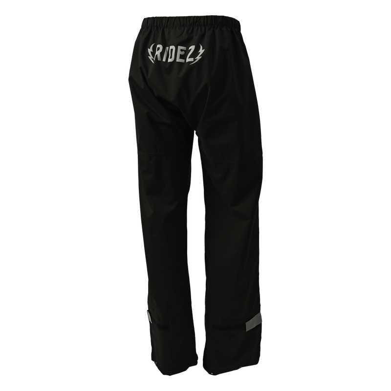 RIDEZ バイク用レインパンツ MOTTO MICRO RAIN PANTS BLACK MCR07