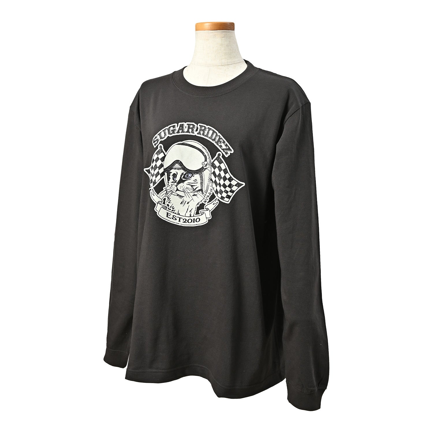 SUGAR RIDEZ FLAGCAT 5.6oz Cat Long T-shirt RD7018