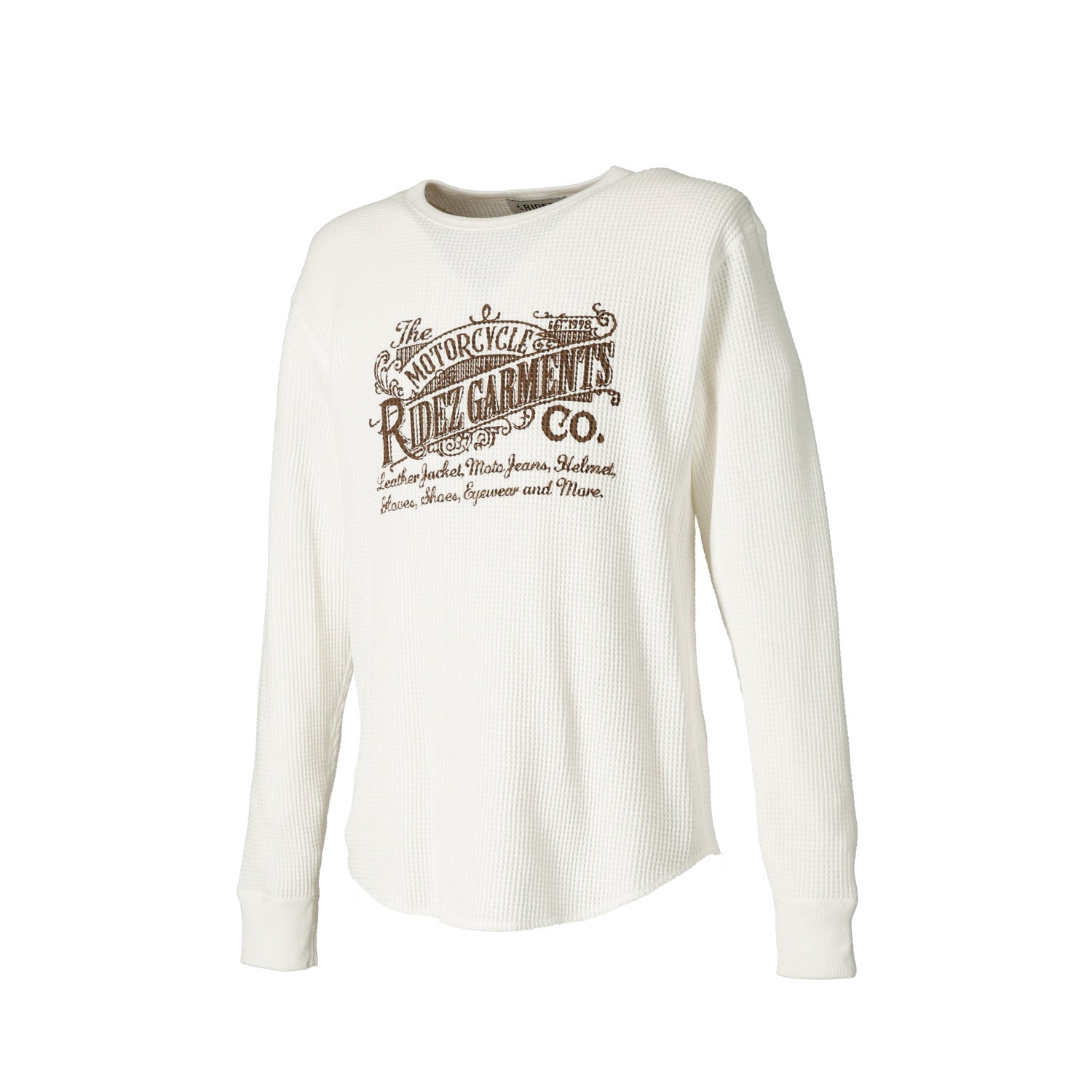 RIDEZ CO.THERMAL L/S TEE 10.3oz サーマル ロンT RD7015