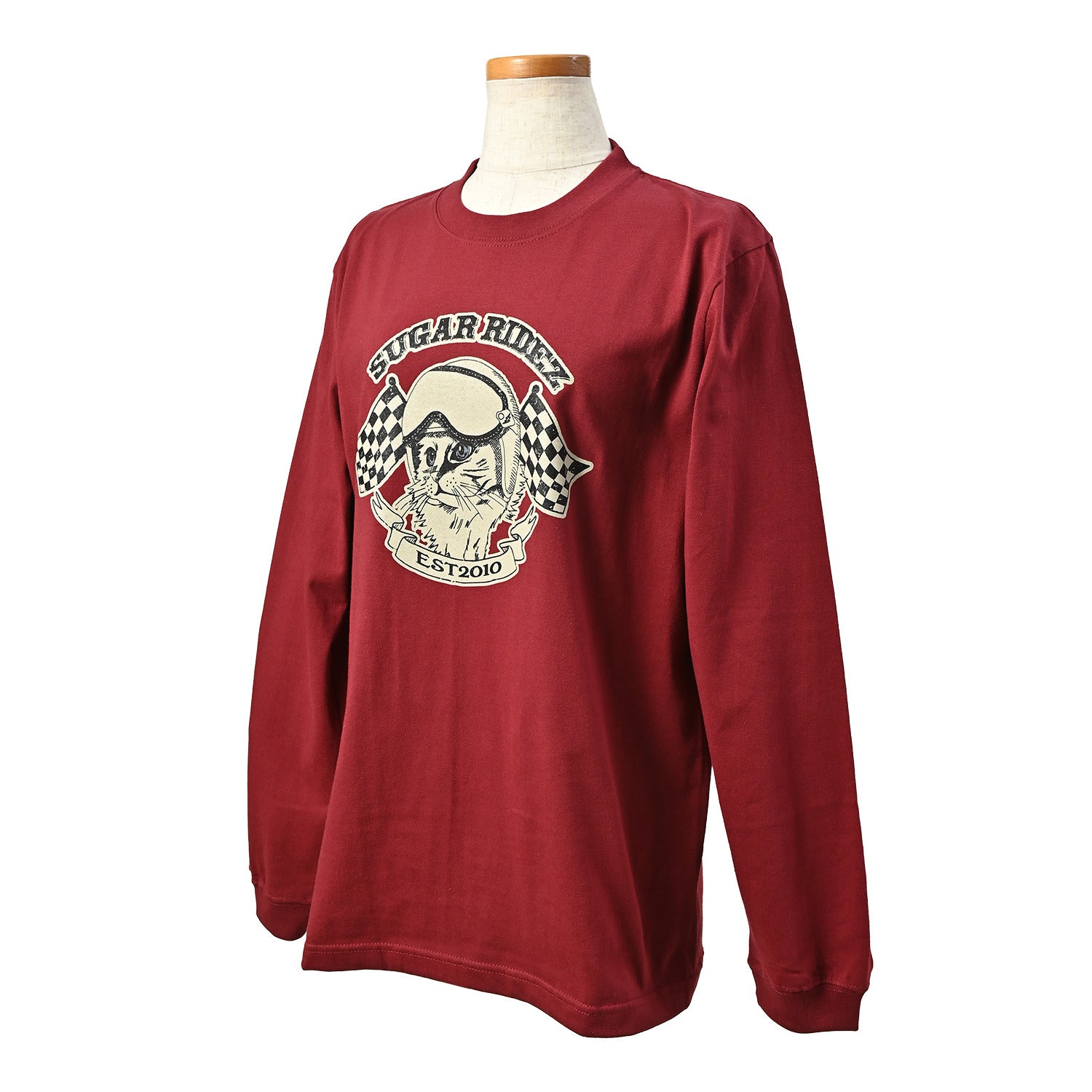 SUGAR RIDEZ FLAGCAT 5.6oz Cat Long T-shirt RD7018