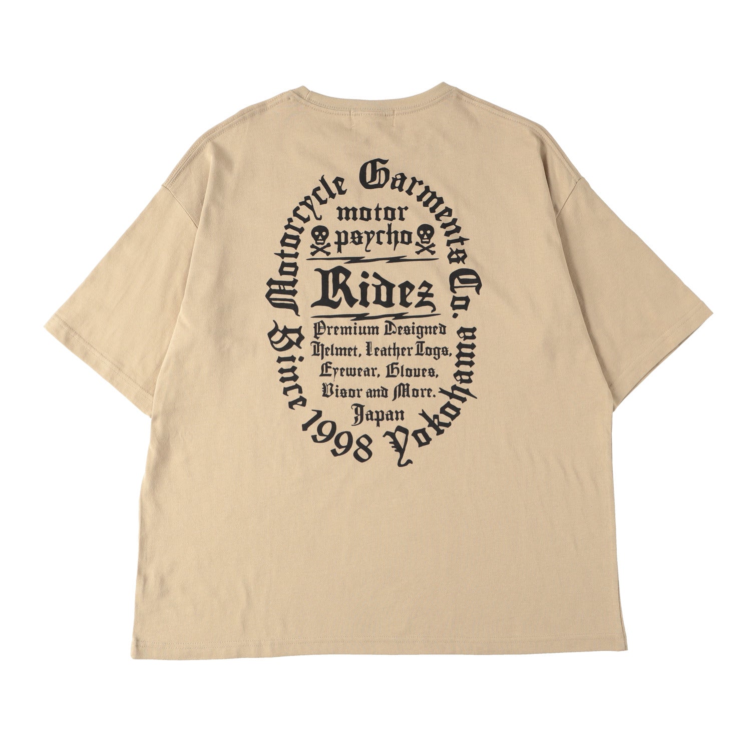 RIDEZ PSYCHO Big Silhouette T-shirt RD7013