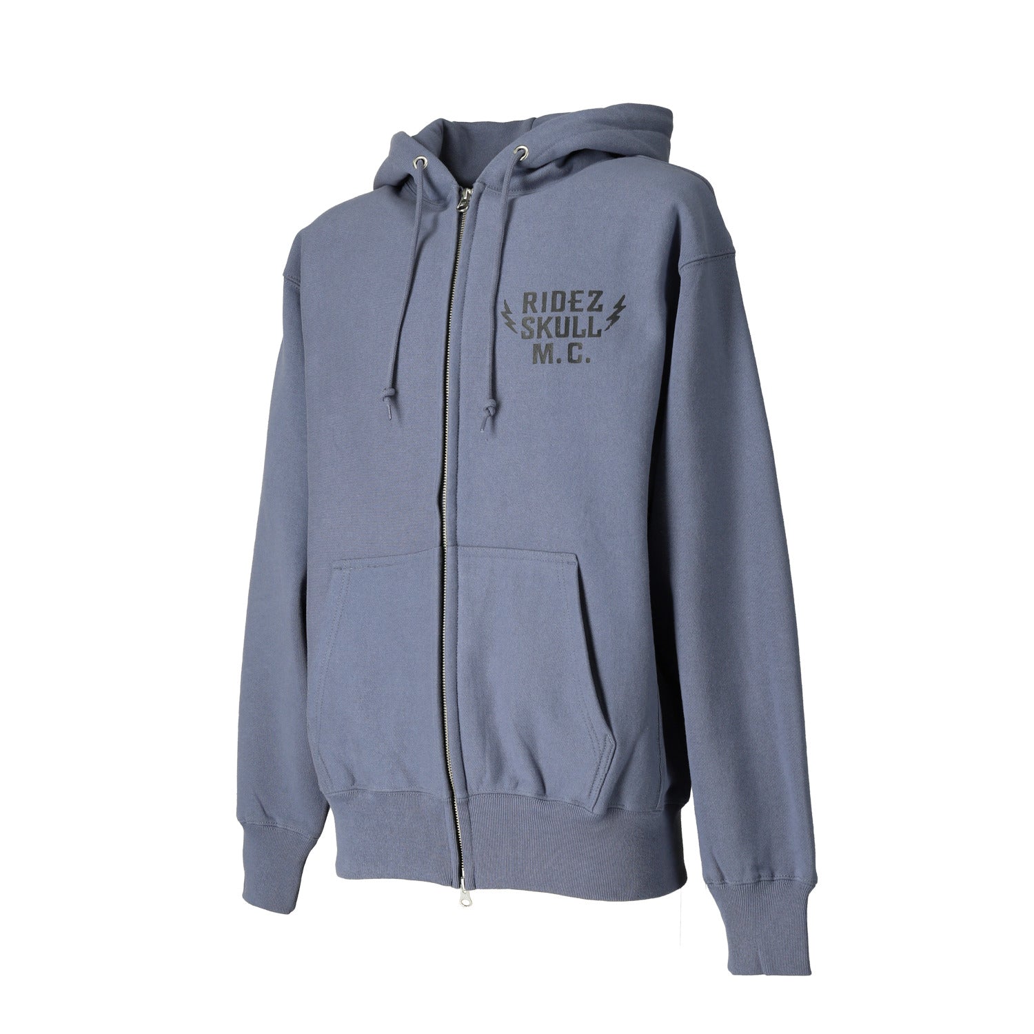 RIDEZ SKULL MC ZIP PARKA 12oz skull zip parka RHD04