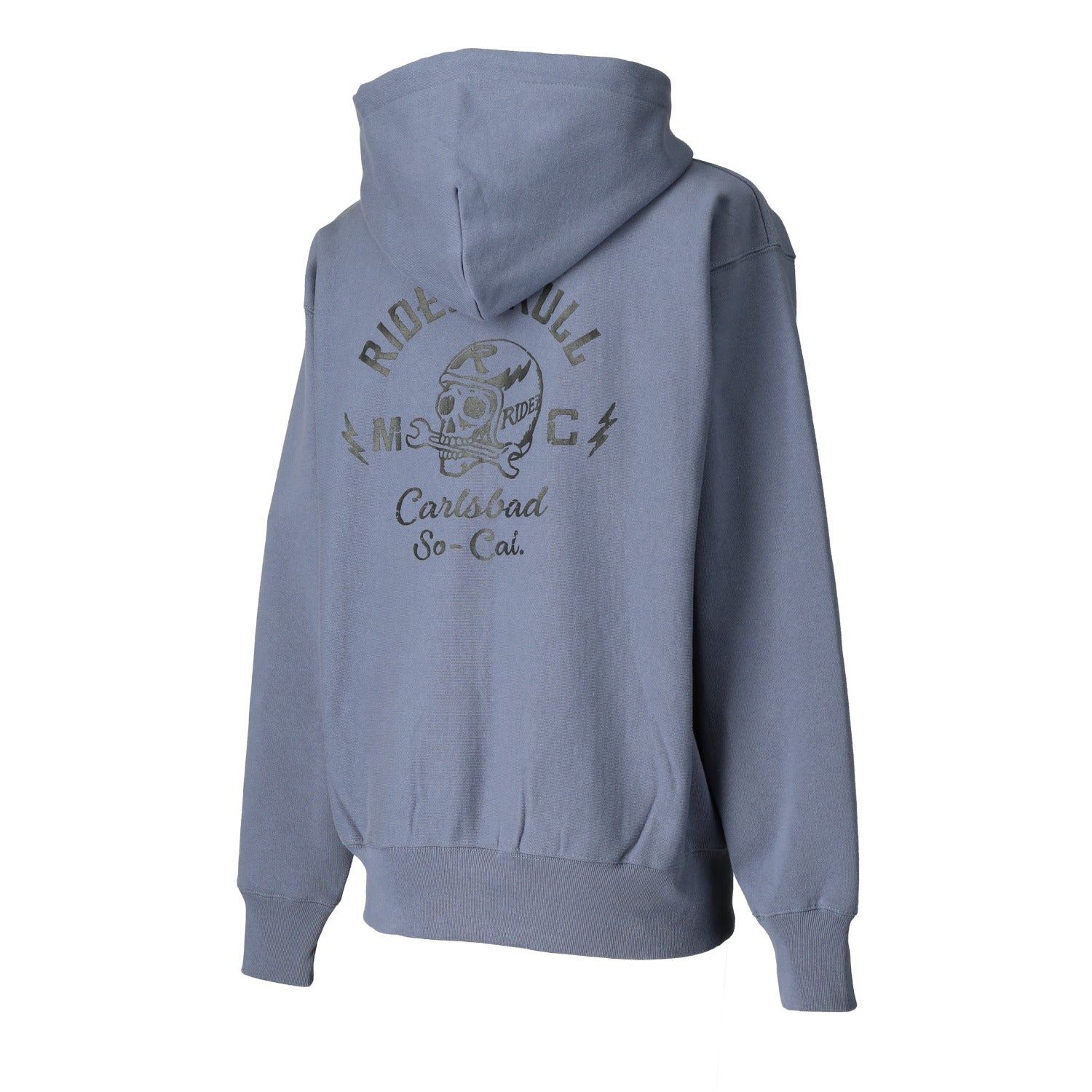 RIDEZ SKULL MC ZIP PARKA 12oz skull zip parka RHD04