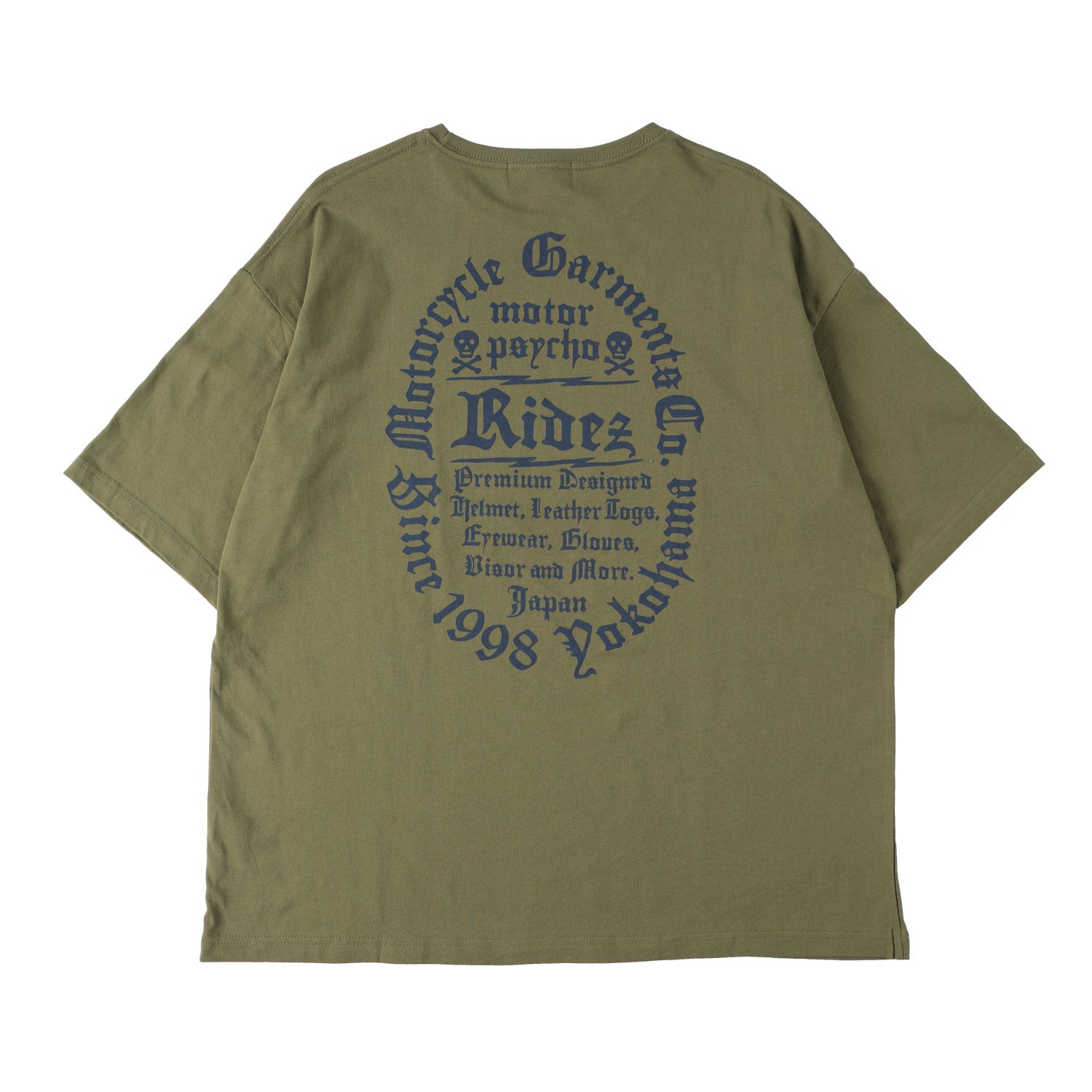 RIDEZ PSYCHO Big Silhouette T-shirt RD7013