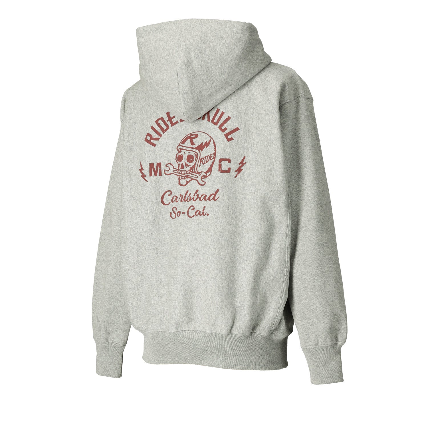RIDEZ SKULL MC ZIP PARKA 12oz skull zip parka RHD04