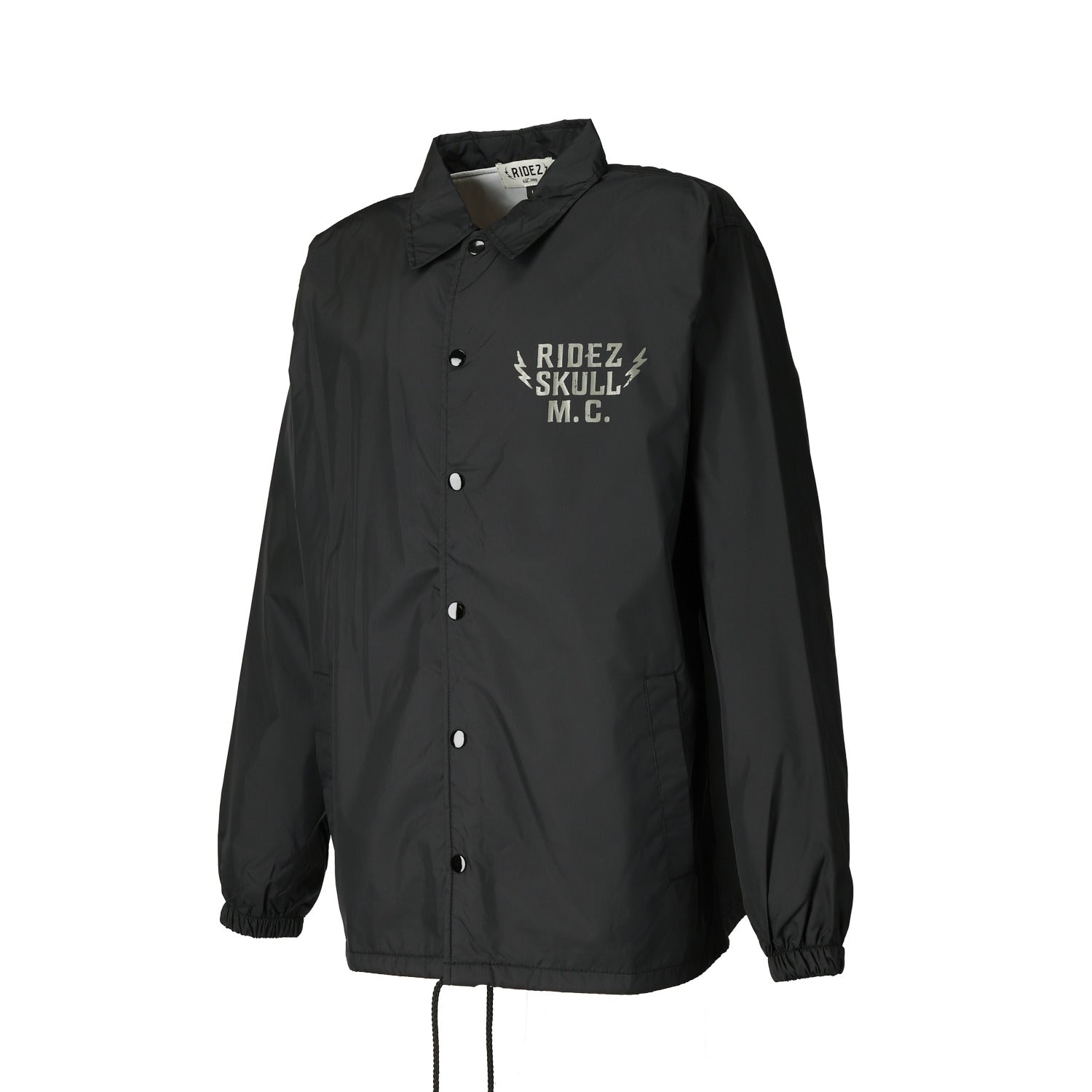 RIDEZ SKULL MC COACH JKT バイク 防風 コーチ ジャケット RCJ06