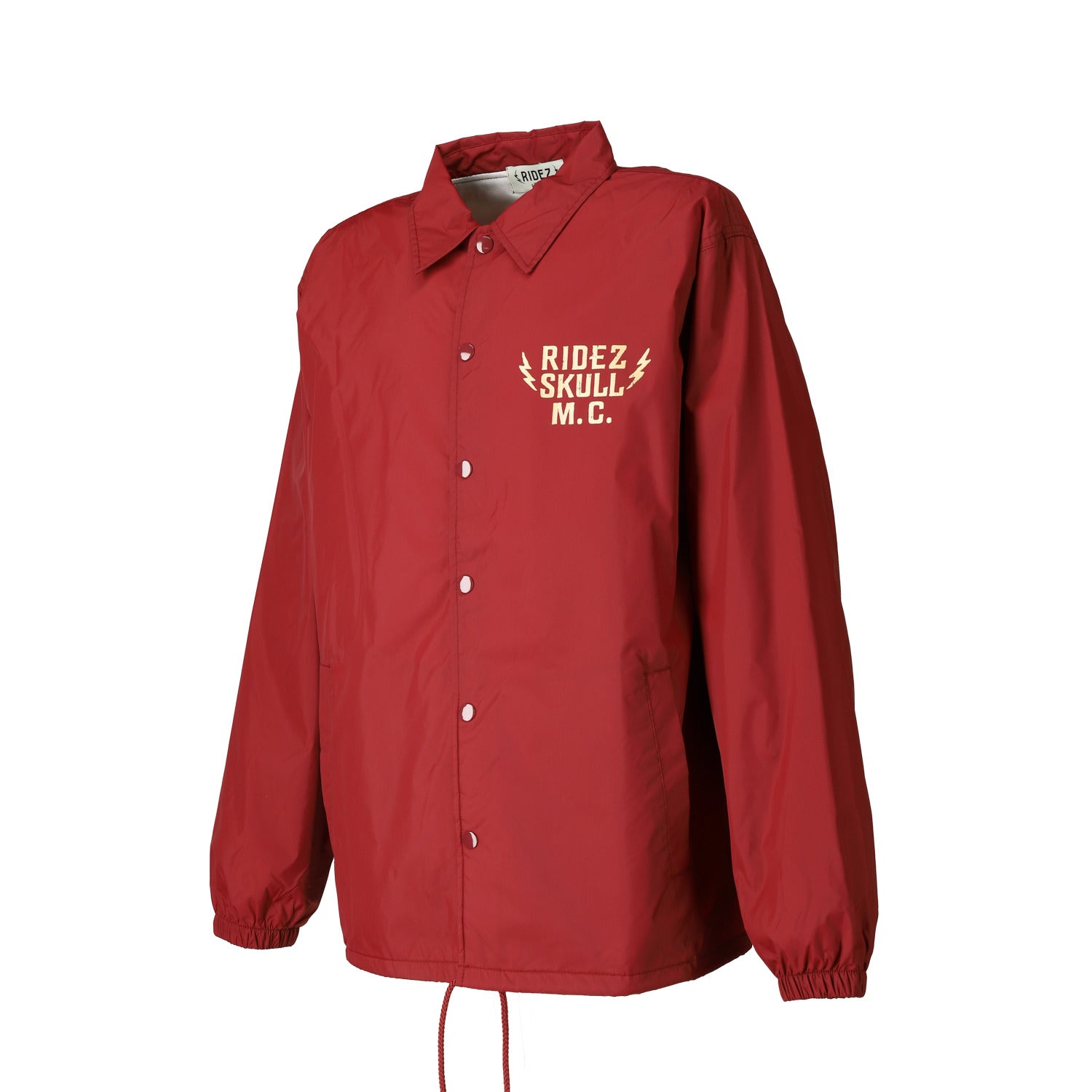 RIDEZ SKULL MC COACH JKT バイク 防風 コーチ ジャケット RCJ06