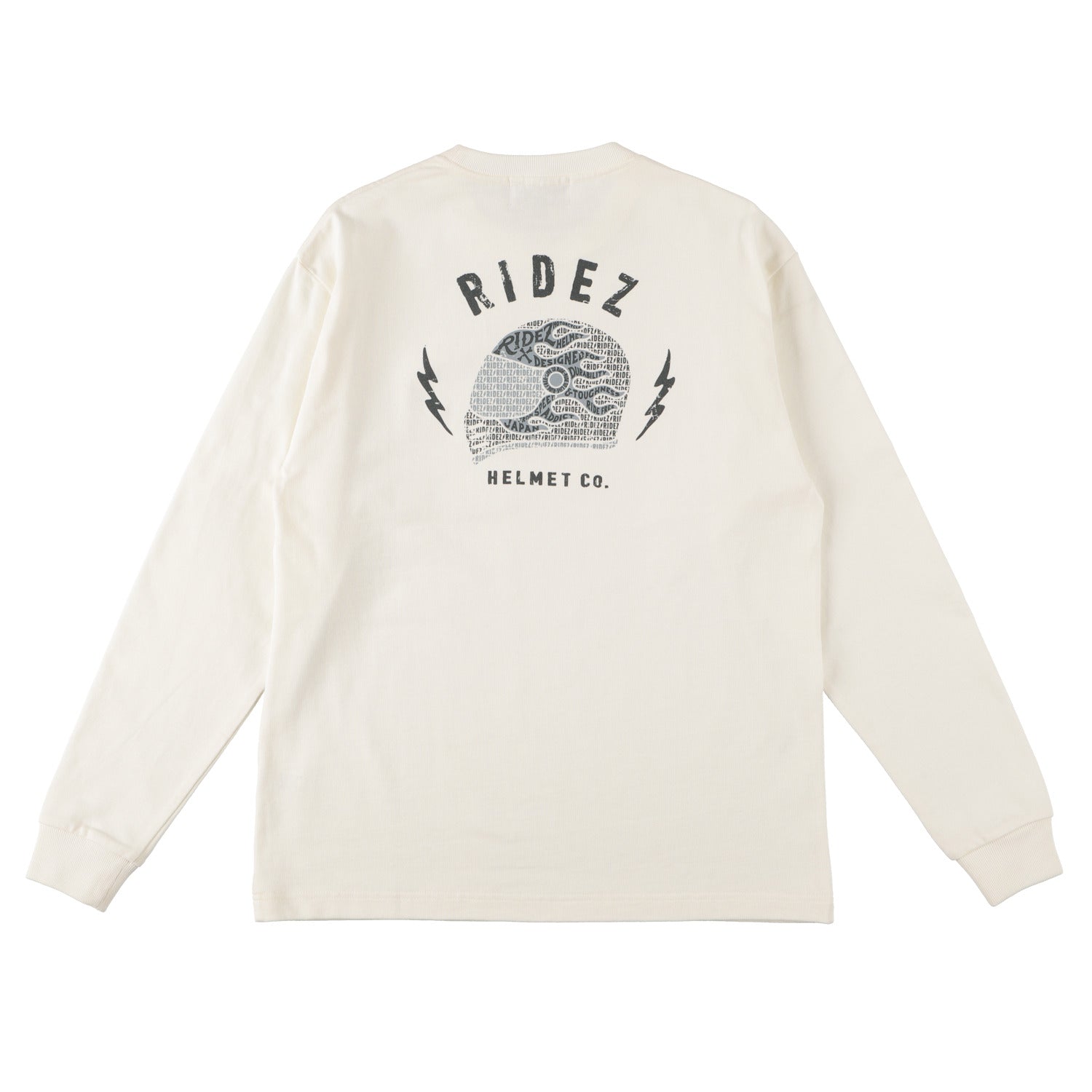 RIDEZ X-HEL L/S TEE 8.8oz X Helmet Long Sleeve T-shirt RD7016