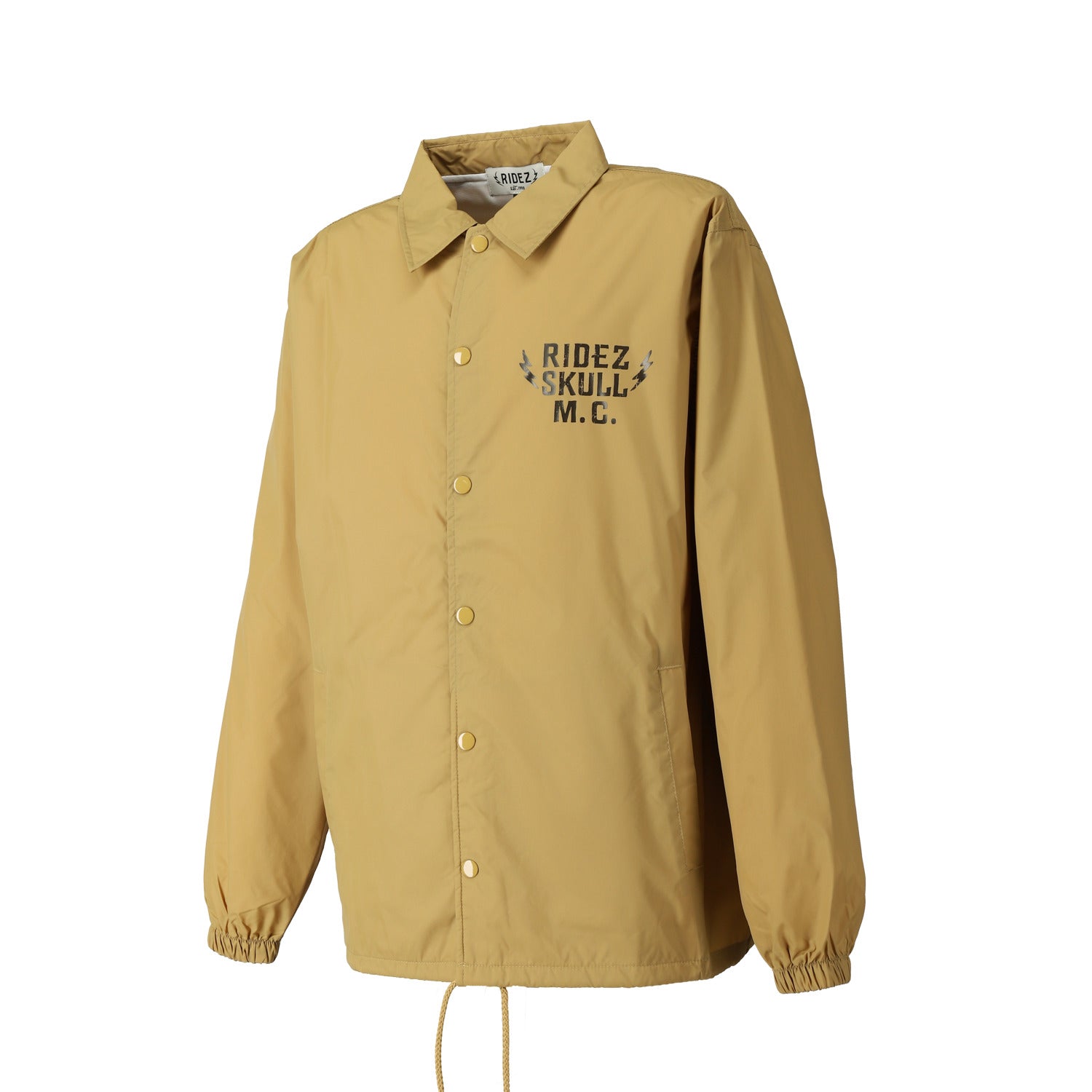 RIDEZ SKULL MC COACH JKT バイク 防風 コーチ ジャケット RCJ06