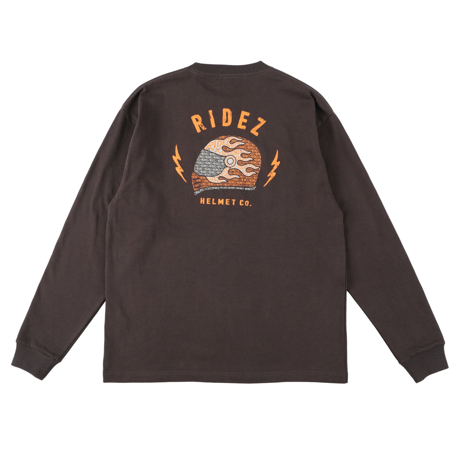 RIDEZ X-HEL L/S TEE 8.8oz X Helmet Long Sleeve T-shirt RD7016
