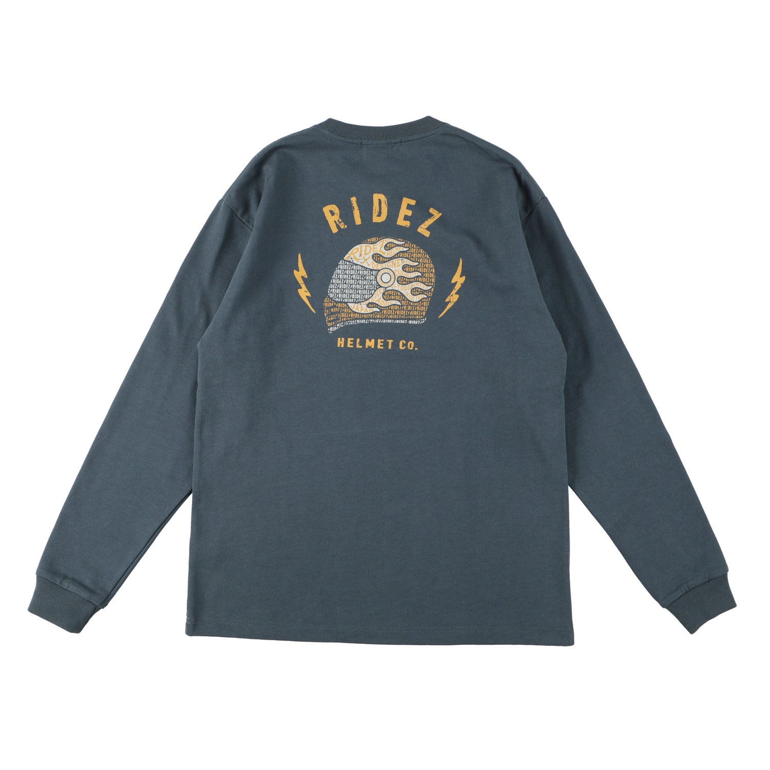 RIDEZ X-HEL L/S TEE 8.8oz X Helmet Long Sleeve T-shirt RD7016