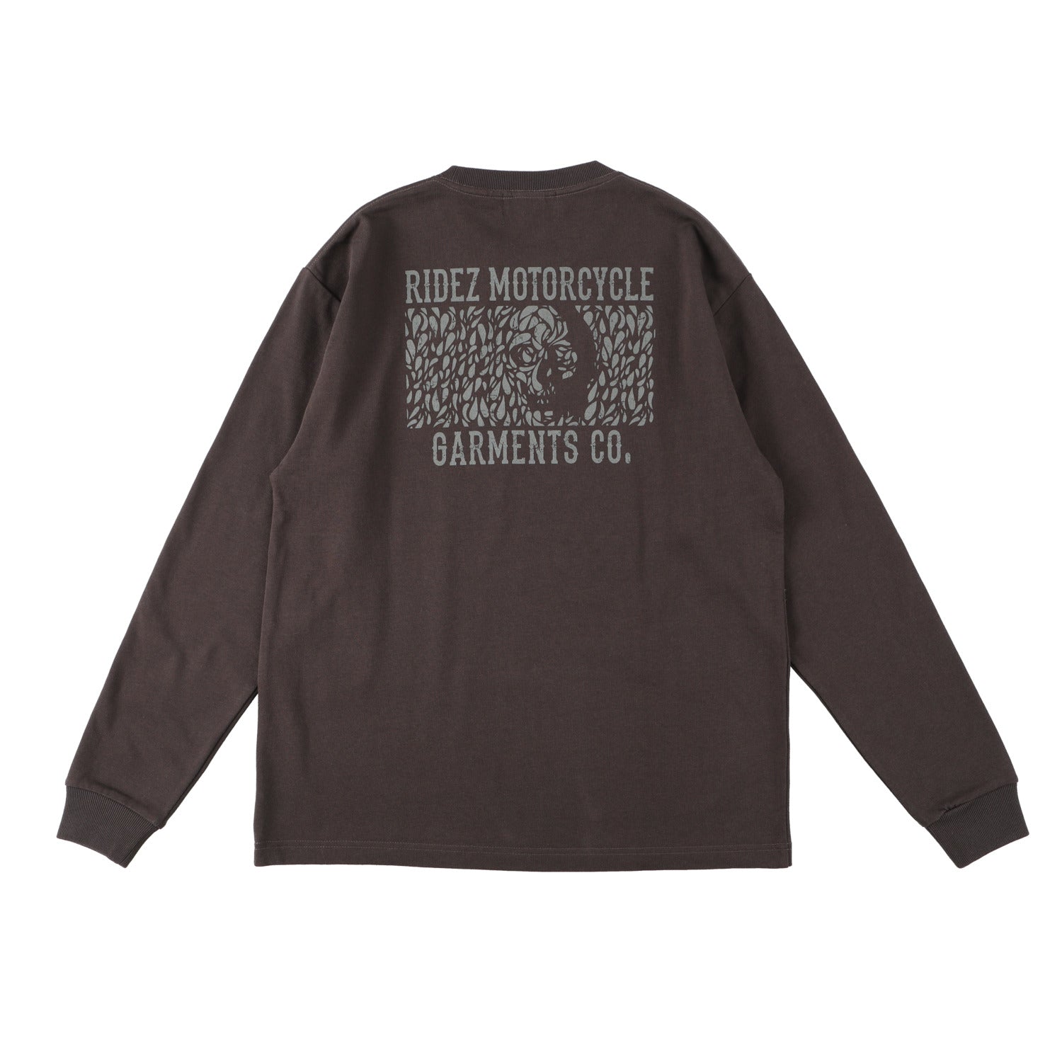 RIDEZ LIMINAL L/S TEE スカル ロングスリーブTシャツ RD7017