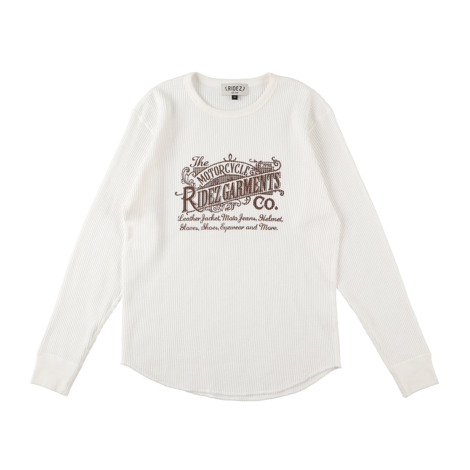 RIDEZ CO.THERMAL L/S TEE 10.3oz サーマル ロンT RD7015