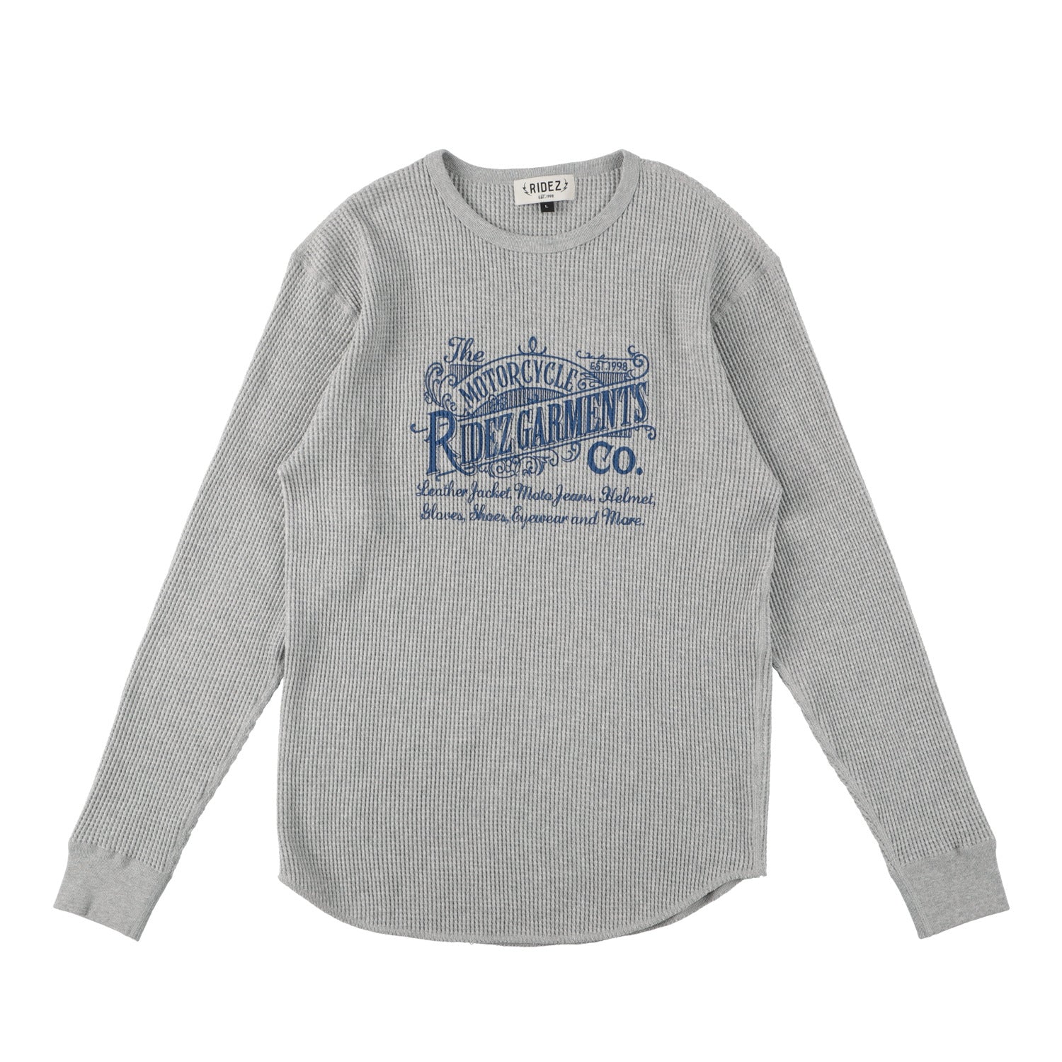 RIDEZ CO.THERMAL L/S TEE 10.3oz サーマル ロンT RD7015