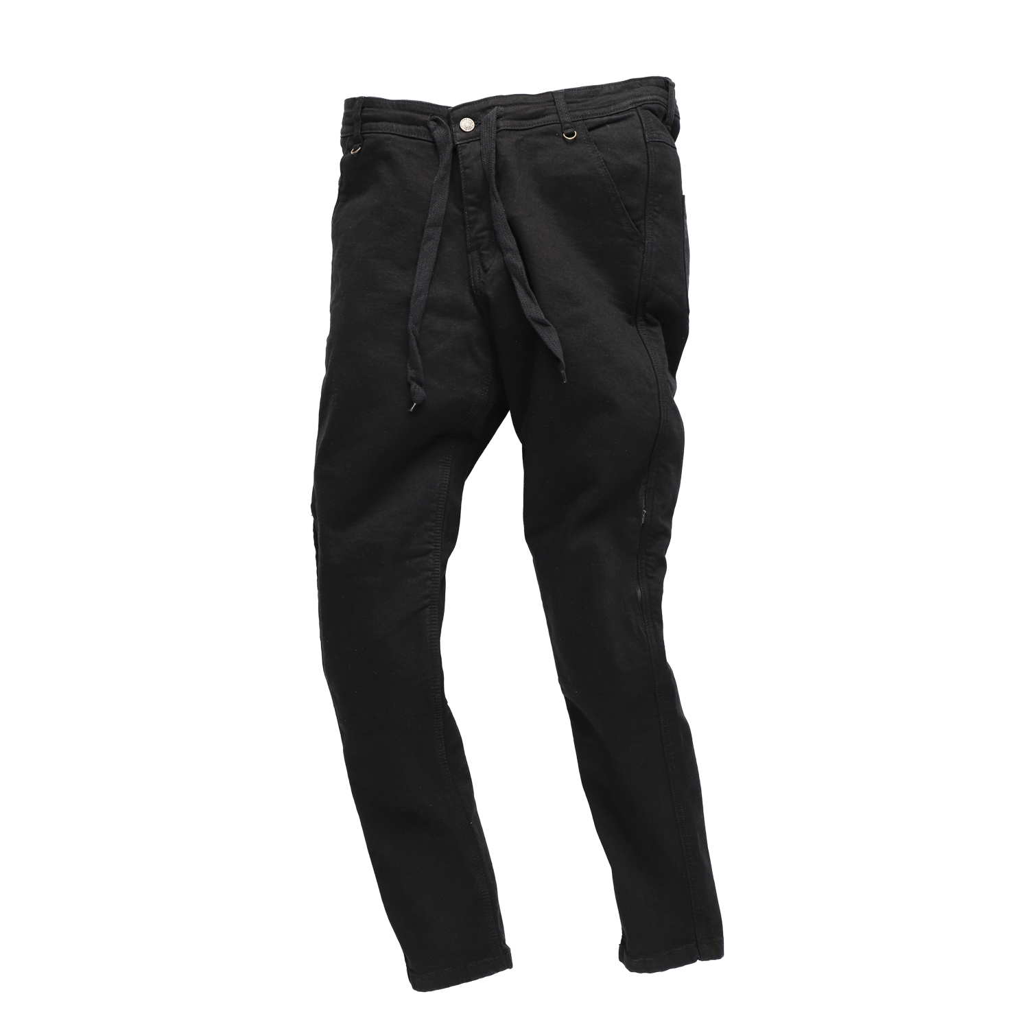 RIDEZ TAPERED BAGGY PANTS BLACK RDB1034