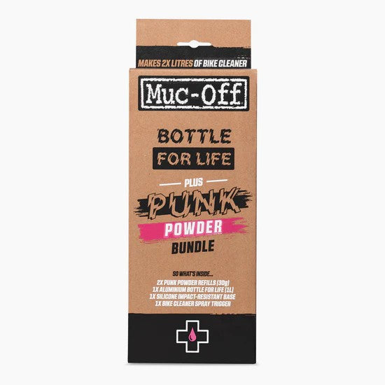 MUC-OFF Bottle For Life Bundle Powder & Bottle Set