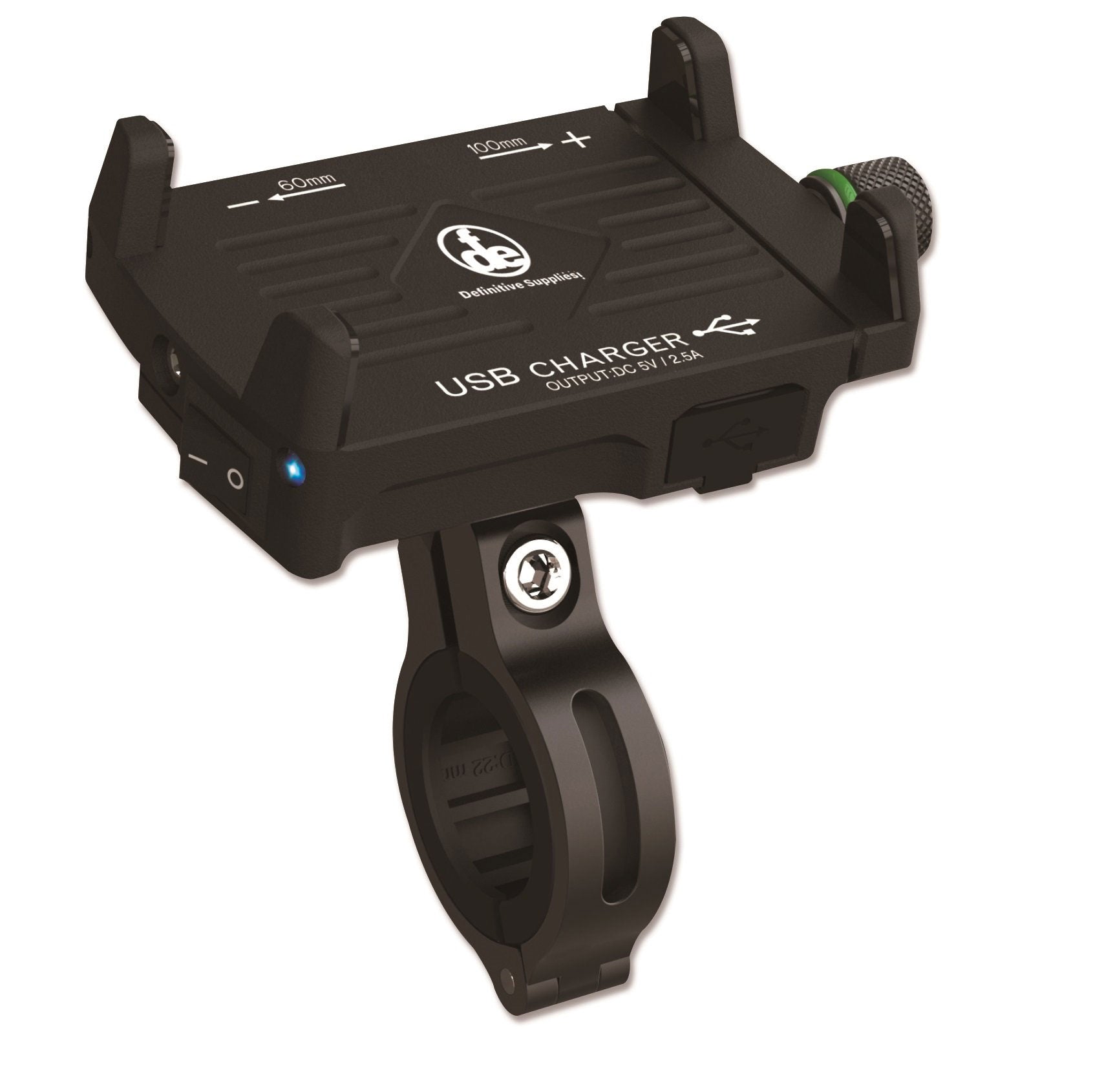 DEF Smartphone holder with USB charger DEF-US1