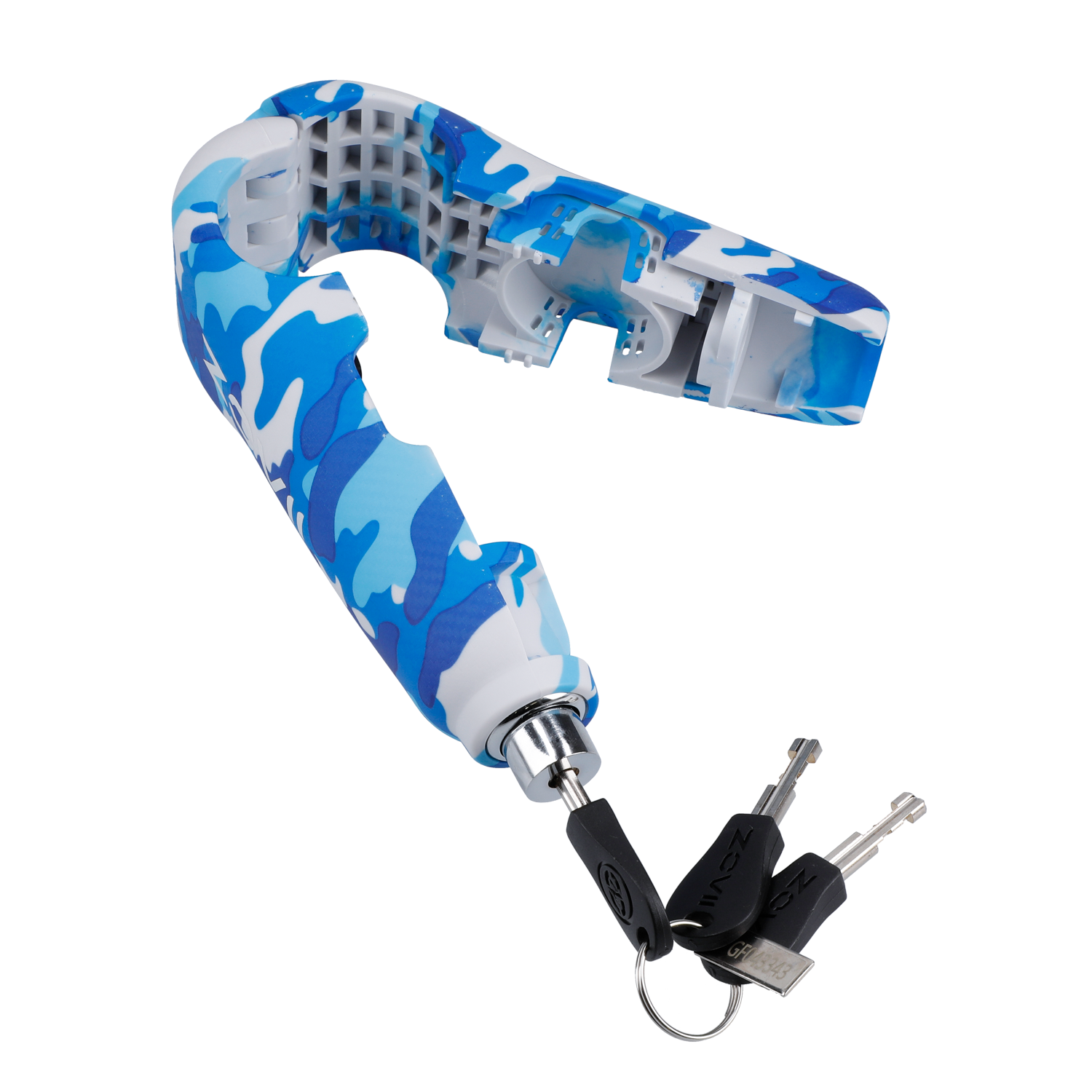 ZOVII AlarmedGripLock CAMOBLUE ZHL-CB Alarm Grip Lock