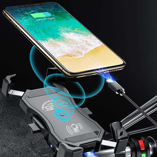 衝撃吸収 ワイヤレスチャージ スマートフォン ホルダー DEF-MS4