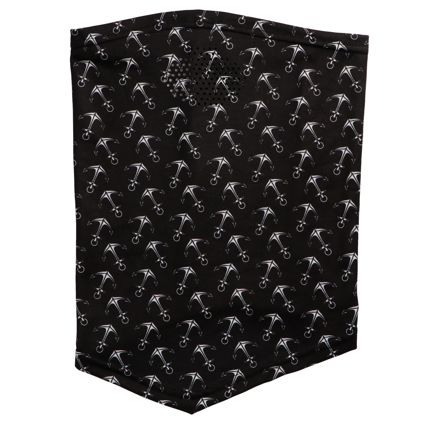 PIPES NECK WARMER BLACK ANCHOR PNW-01