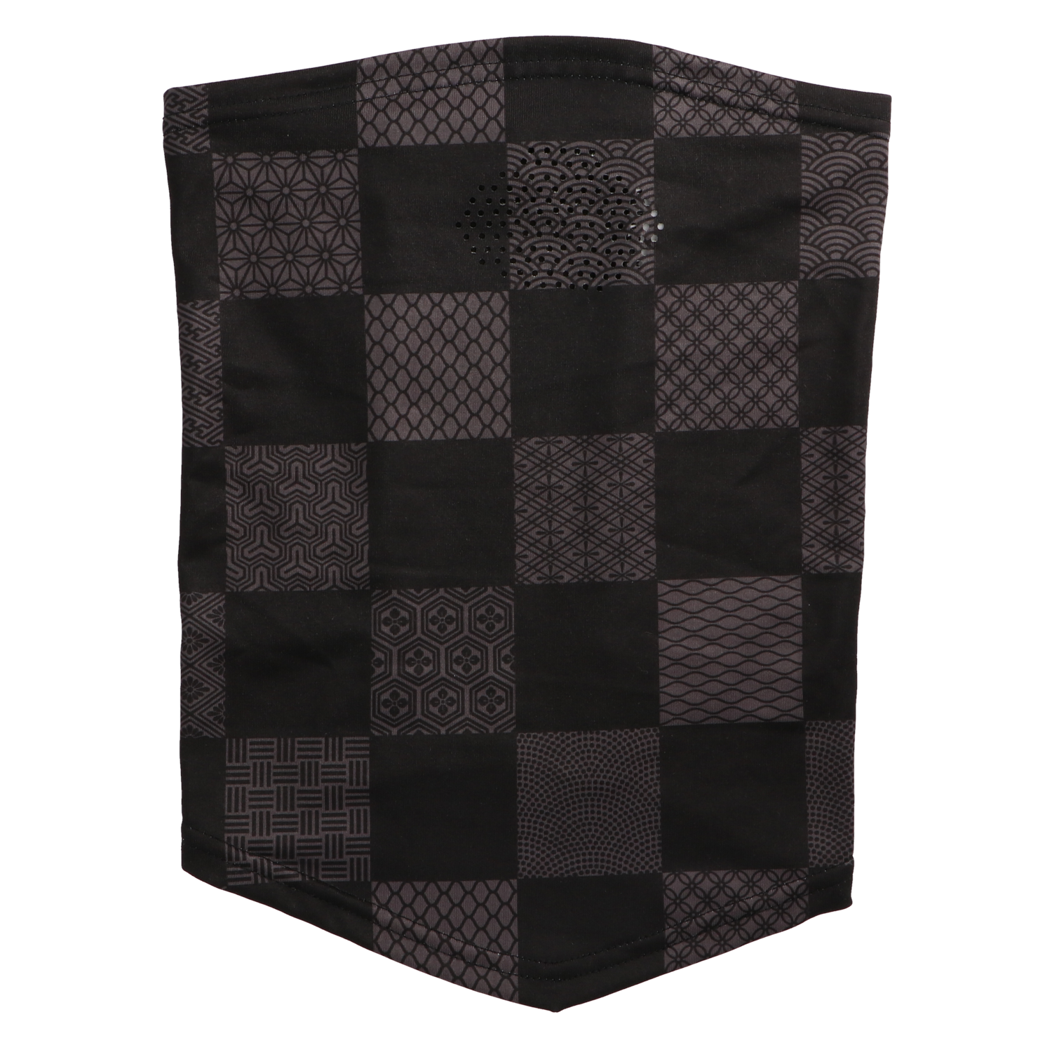 PIPES NECK WARMER BLACK CHECK PNW-03