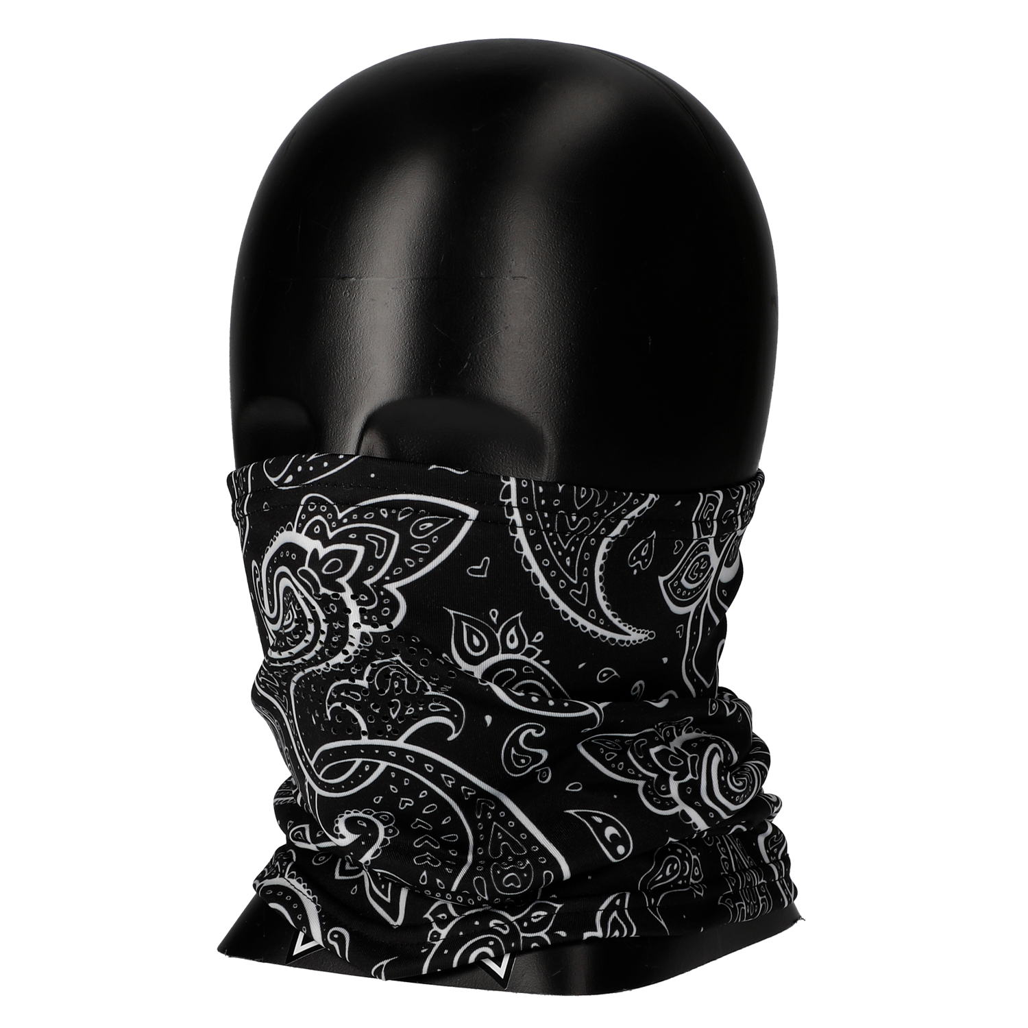 PIPES NECK WARMER BLACK PAISLEY PNW-04