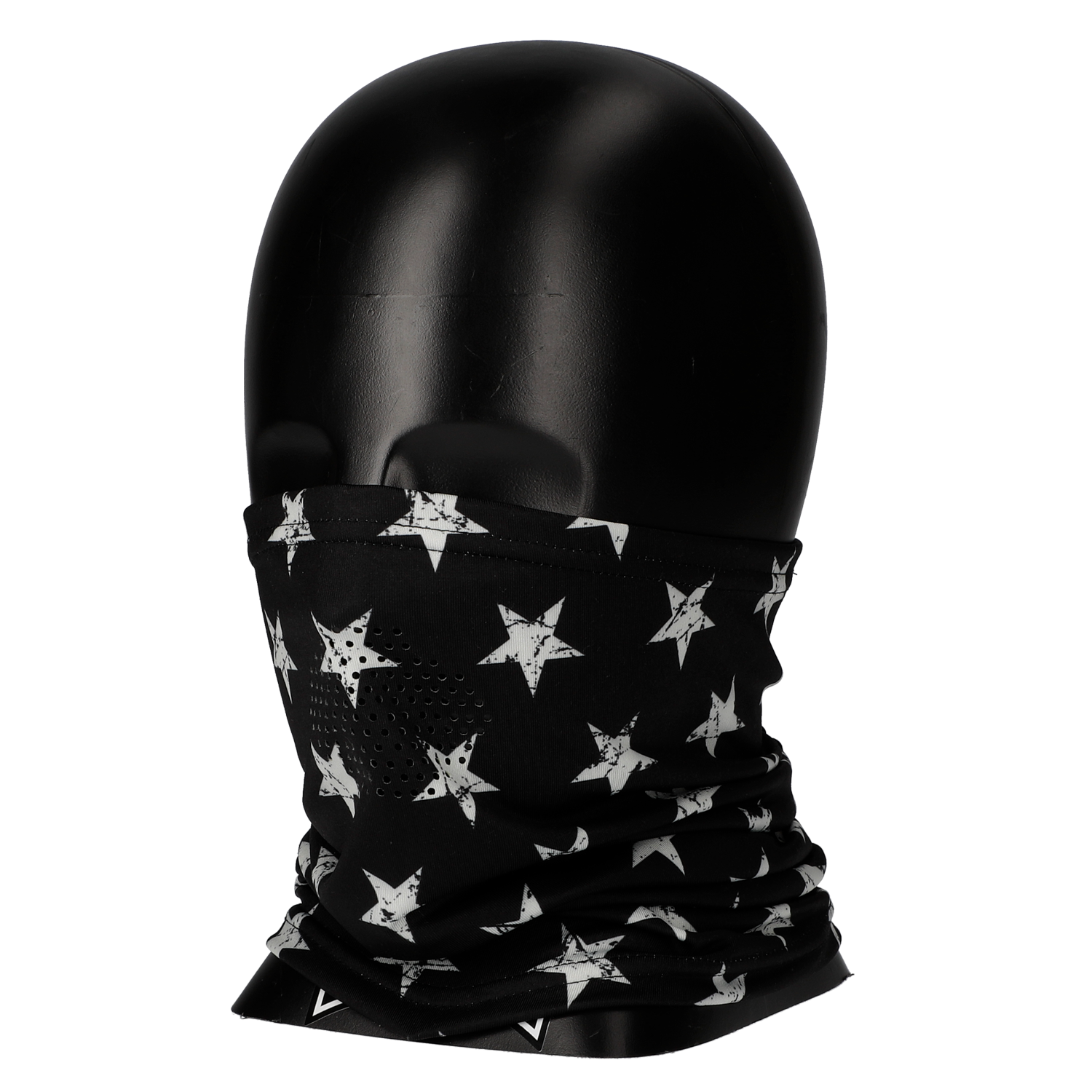 PIPES NECK WARMER BLACK STAR PNW-05