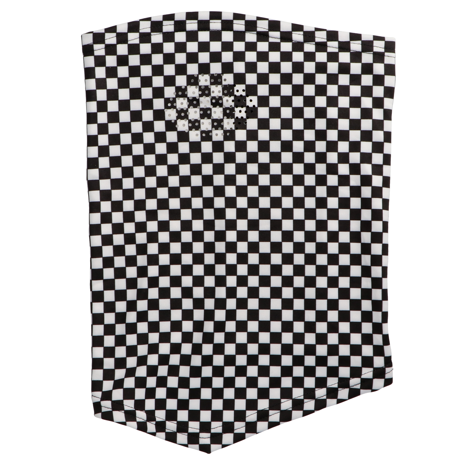 PIPES NECK WARMER BLACK/WHITE CHECK PNW-06