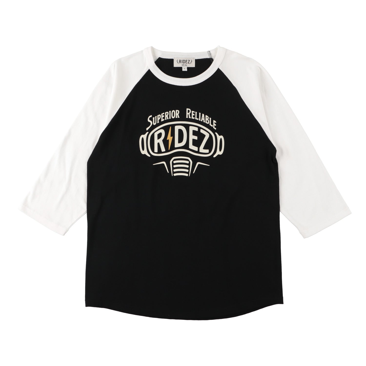 RIDEZ XX 3/4 スリーブ Tシャツ RD7006