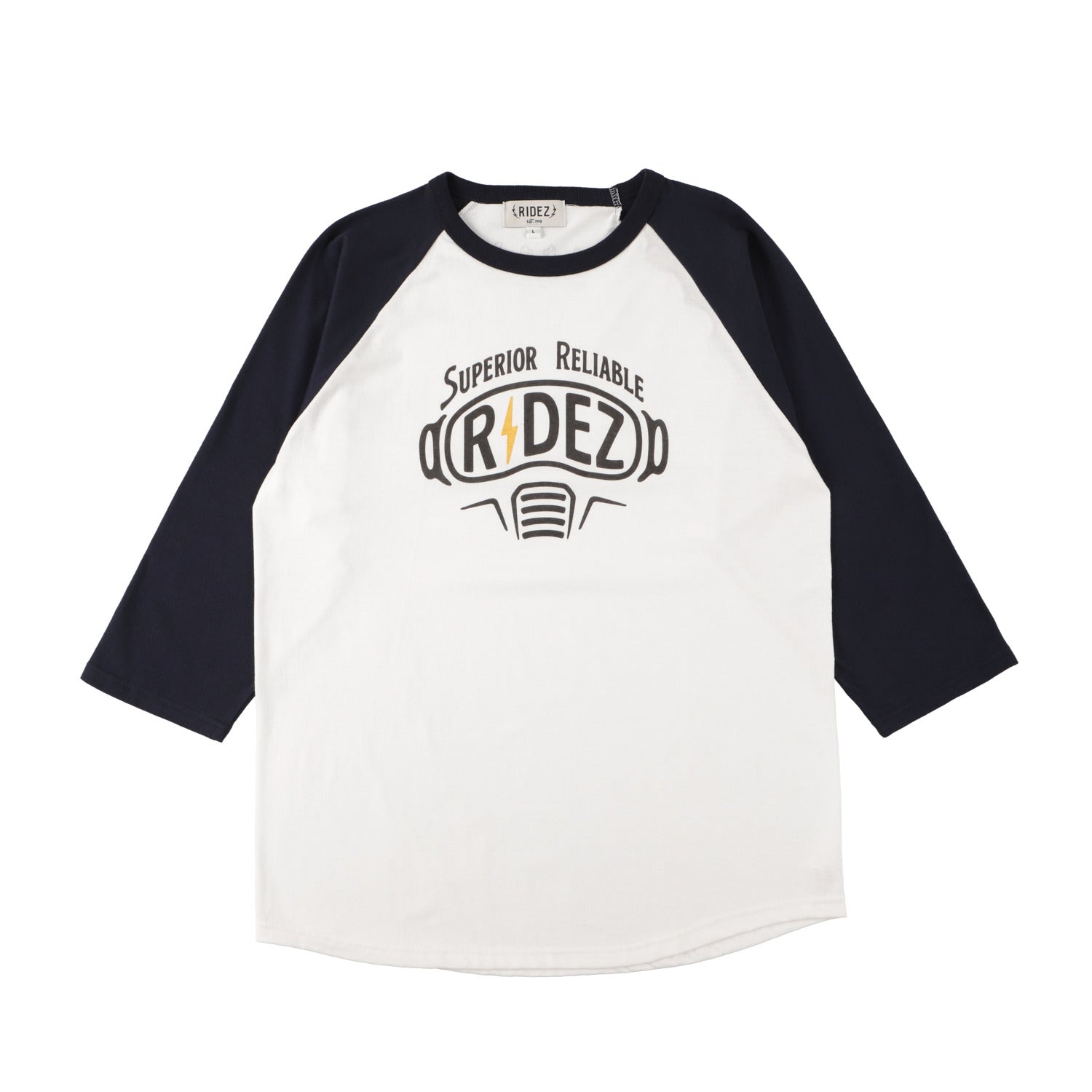 RIDEZ XX 3/4 スリーブ Tシャツ RD7006