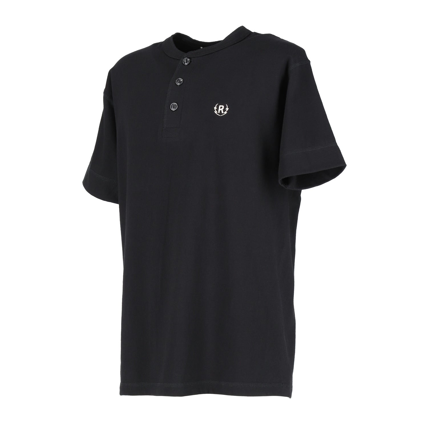 RIDEZ 5.6oz Henley Neck T-shirt RD7008