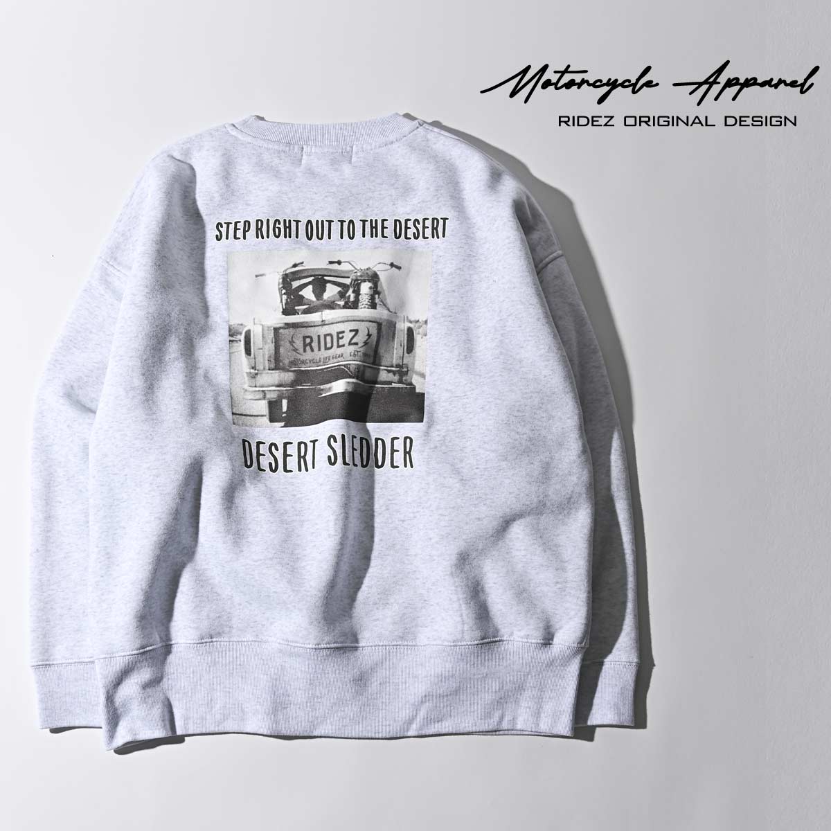 RIDEZ DESERT SLEDDER big silhouette sweatshirt RHD09