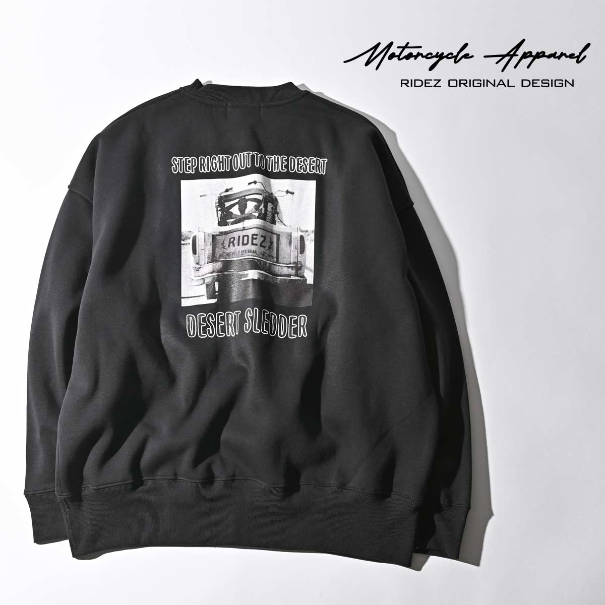 RIDEZ DESERT SLEDDER big silhouette sweatshirt RHD09