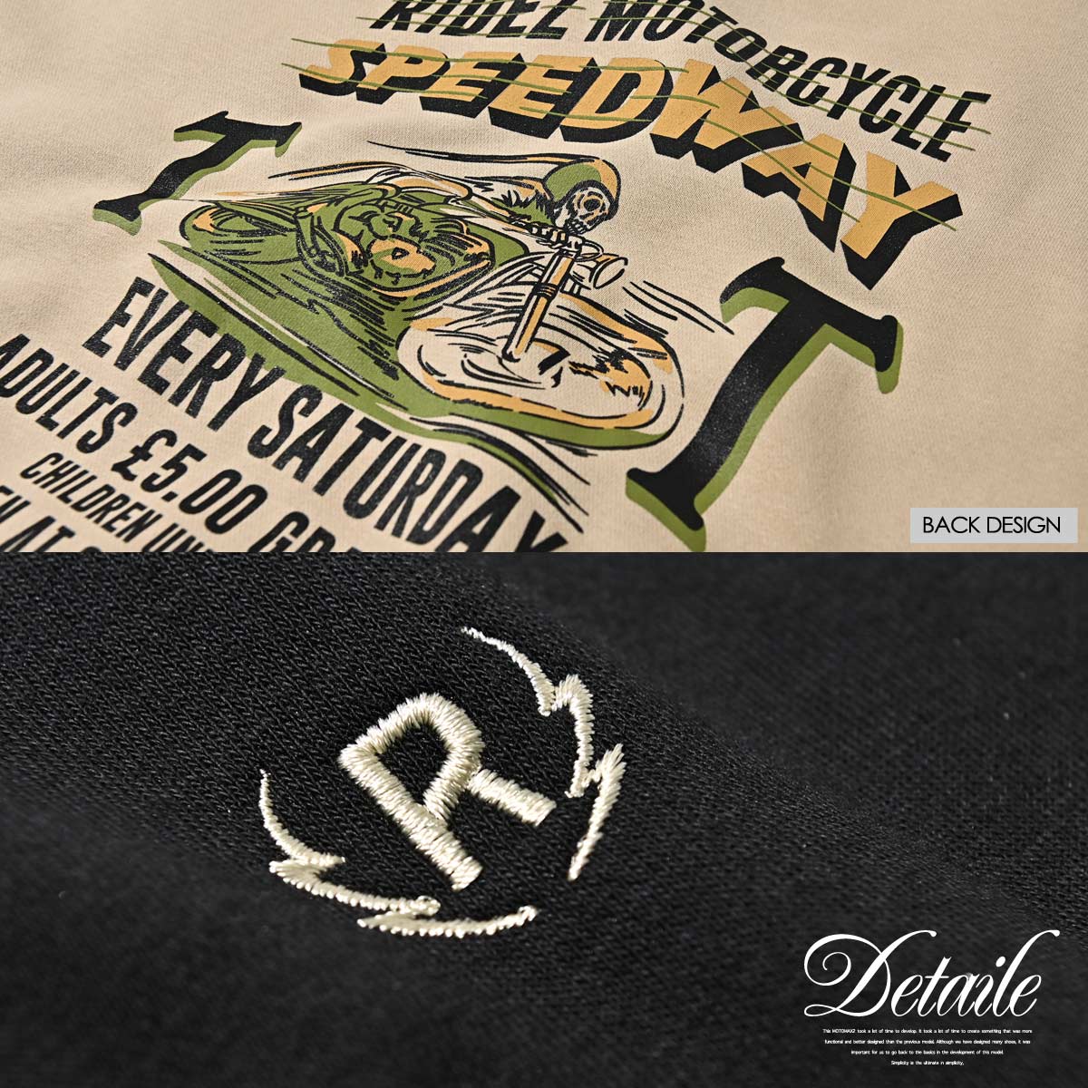 RIDEZ SKULLRACER Original Sweat RHD11