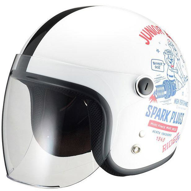 RIDEZ Jr SPARK PLUGS 子供用バイクヘルメット