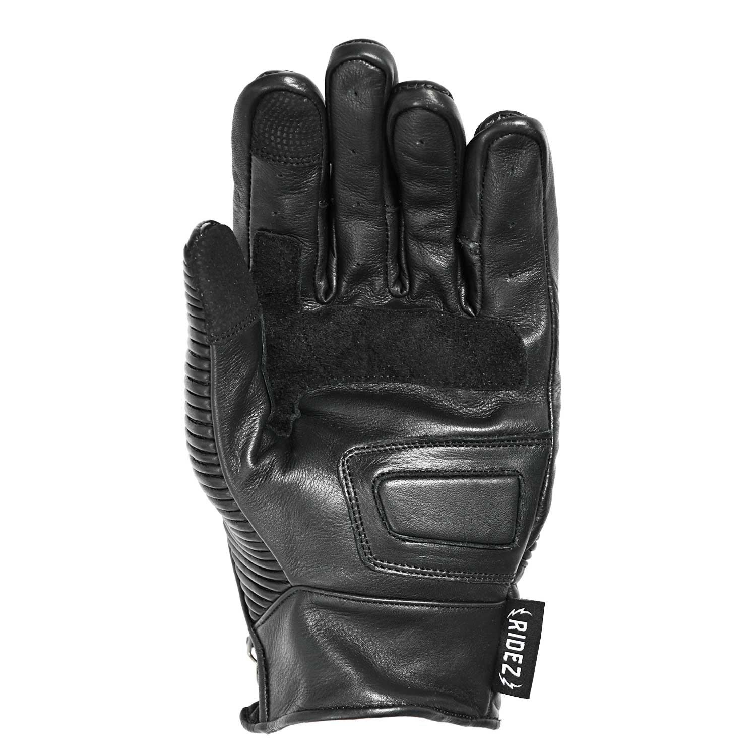 RIDEZ MOTO GLOVES VOLTAGE Motorcycle Leather Gloves BLACK RLG2203