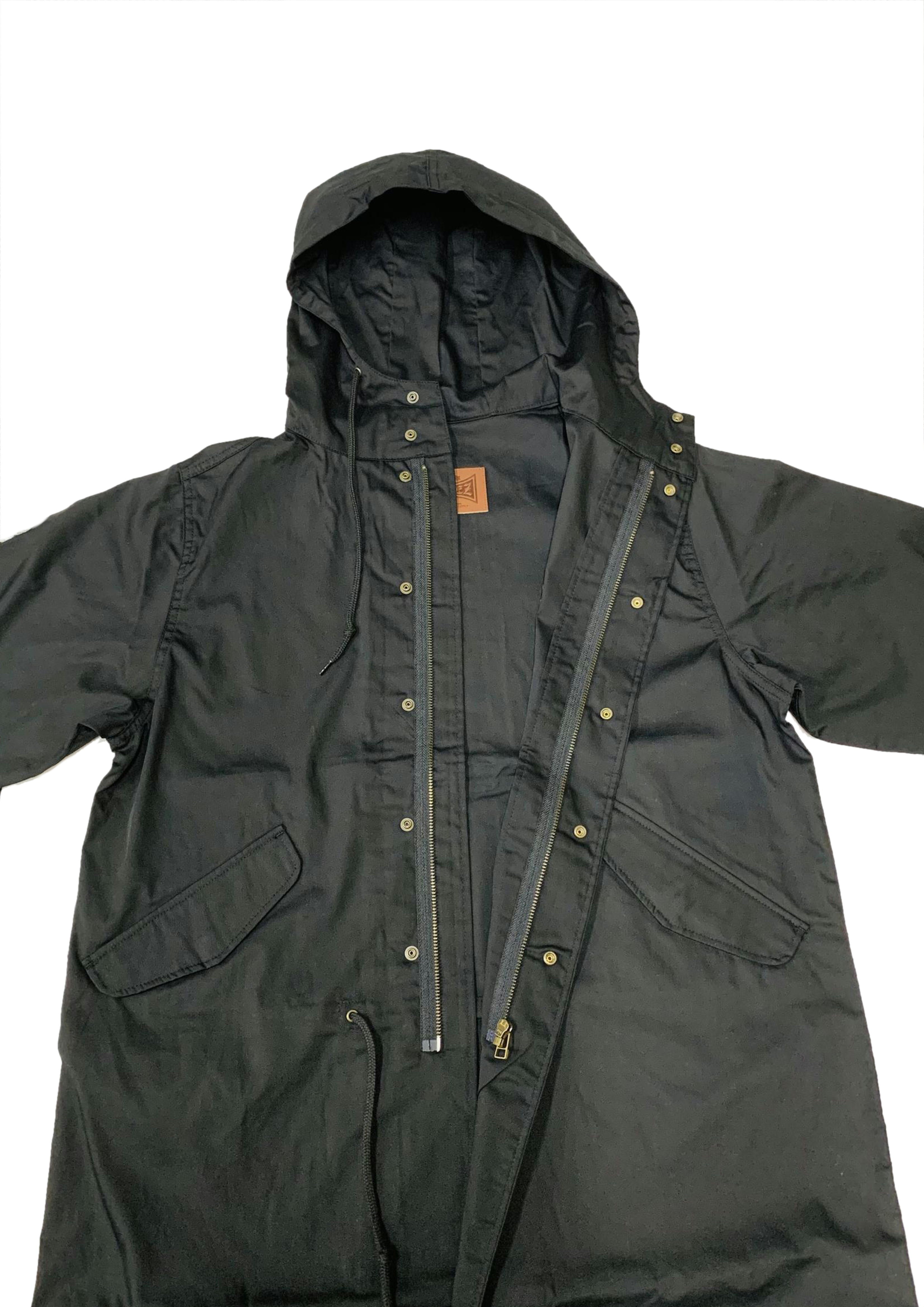 RIDEZ MODS COAT BLACK RMC01 モッズコート