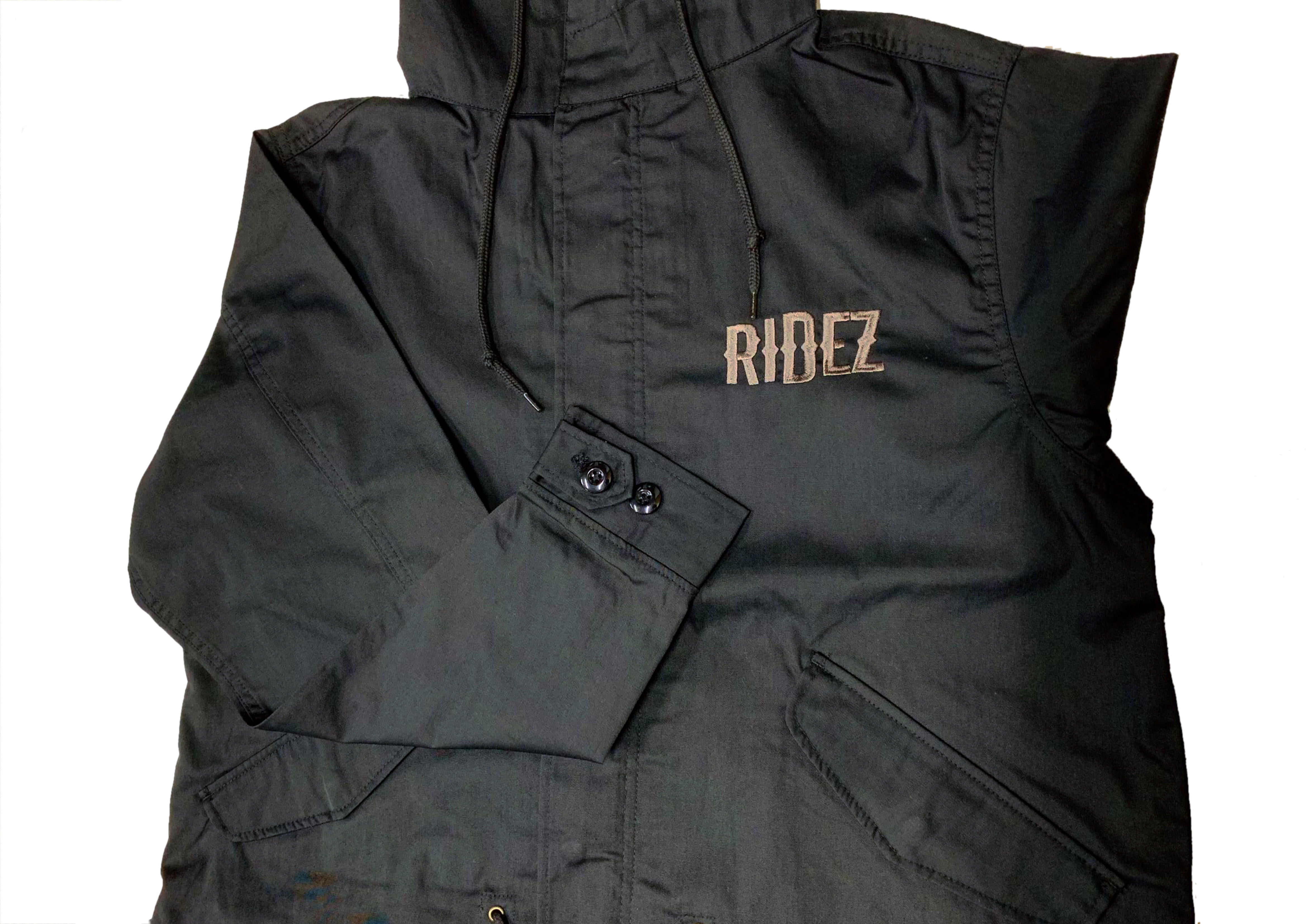 RIDEZ MODS COAT BLACK RMC01 モッズコート