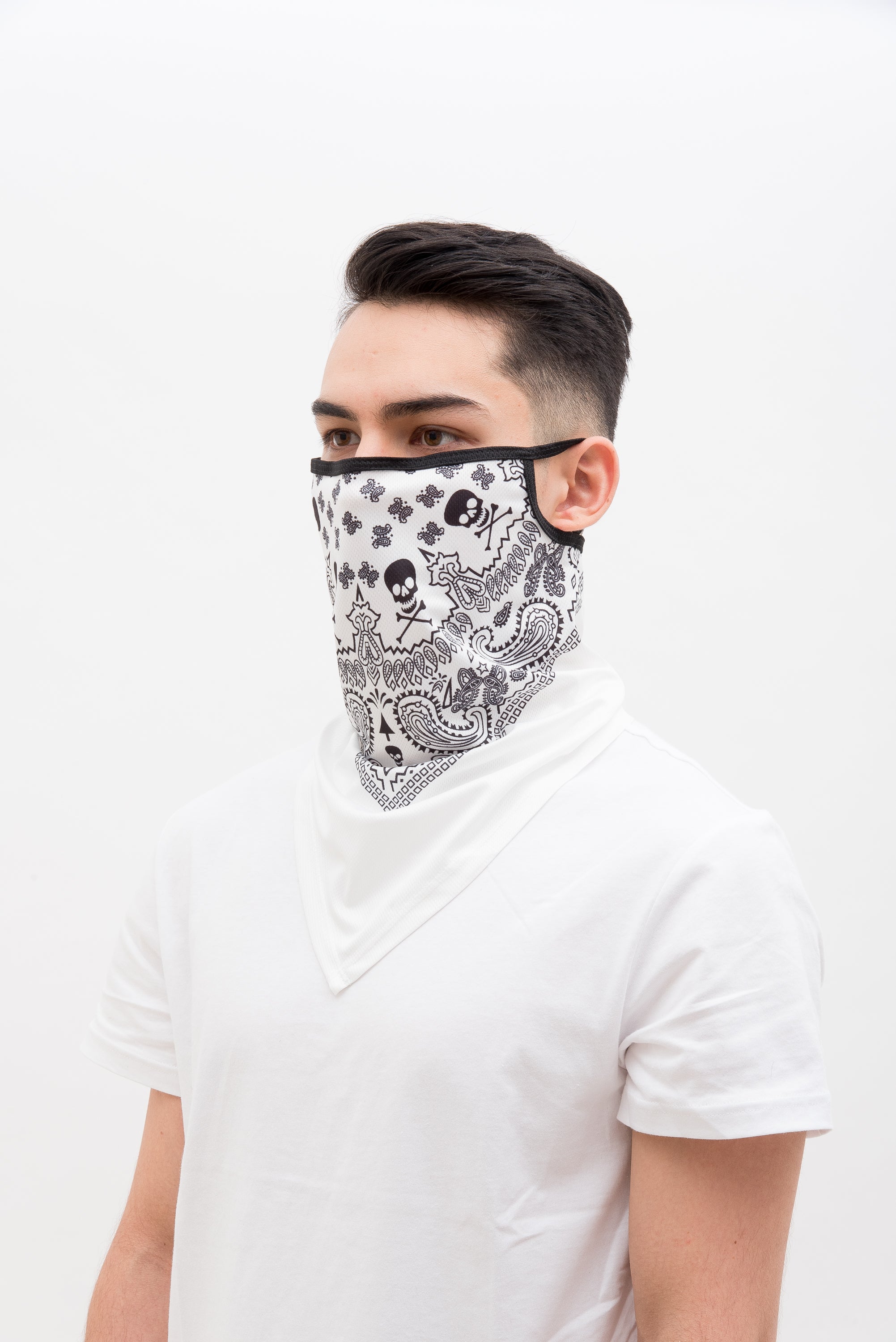 RIDEZ Bandana EarsLoops TBE1098 SKULL3
