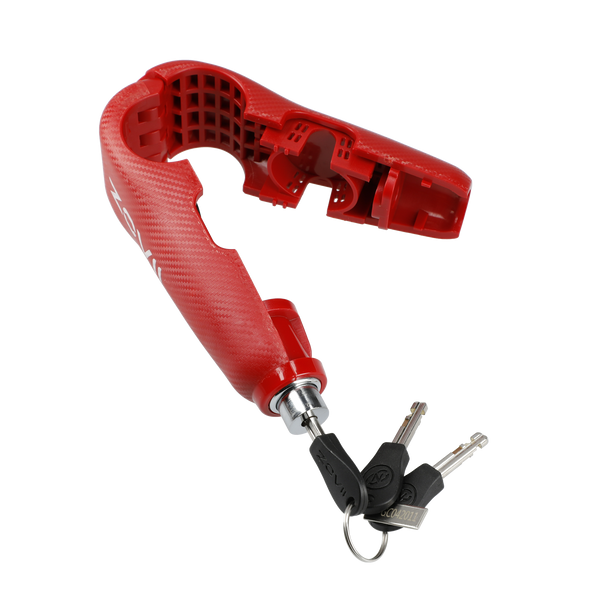 ZOVII Alarmed Grip Lock RED ZHL-RD – RIDEZ Inc.