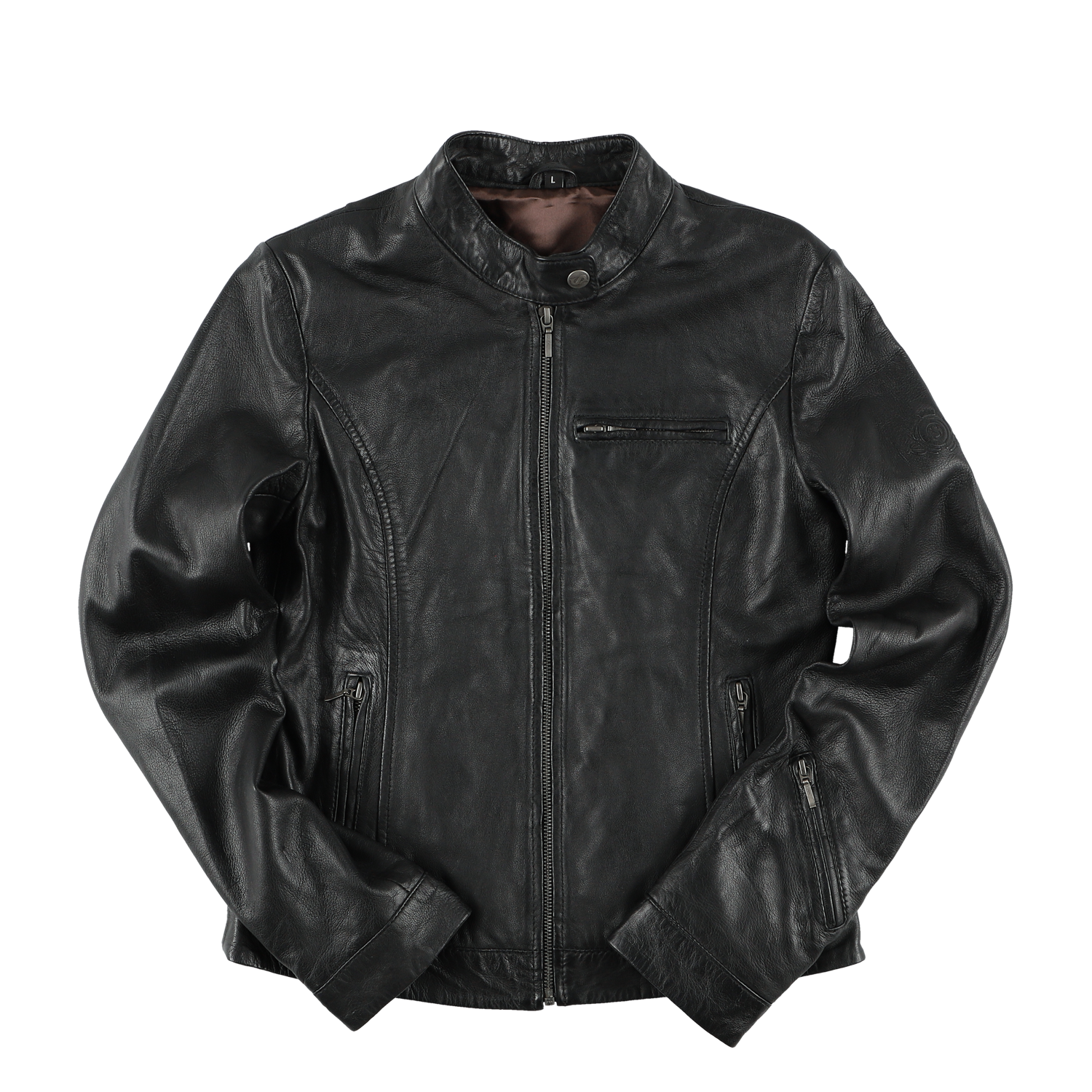 SugarRidez HEARTS JACKET BLACK SLJ200 Single Ladies Riders Jacket