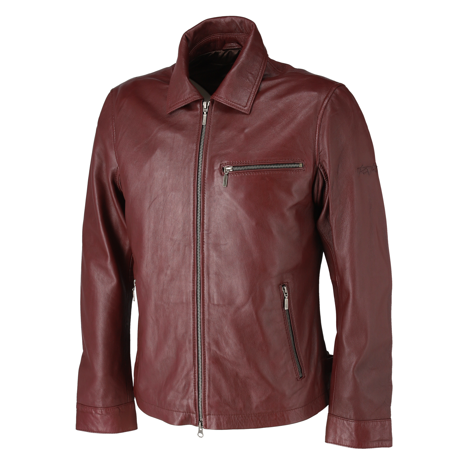 RIDEZ RR VALIANT JACKET WINE RED RR02 Riders Jacket