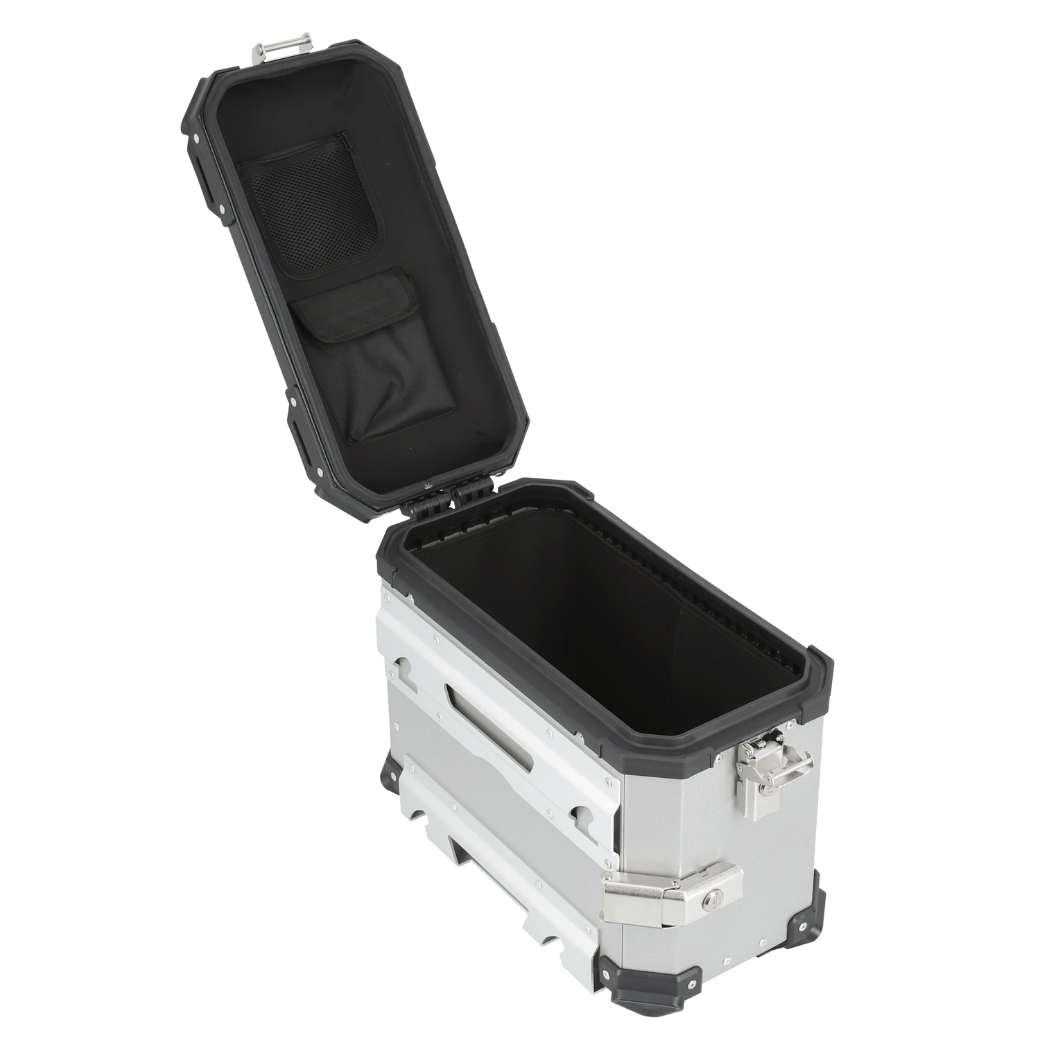 HARD WORX Pannier Case HXS38 SILVER 38L Left and Right Set Motorcycle Aluminum Side Case