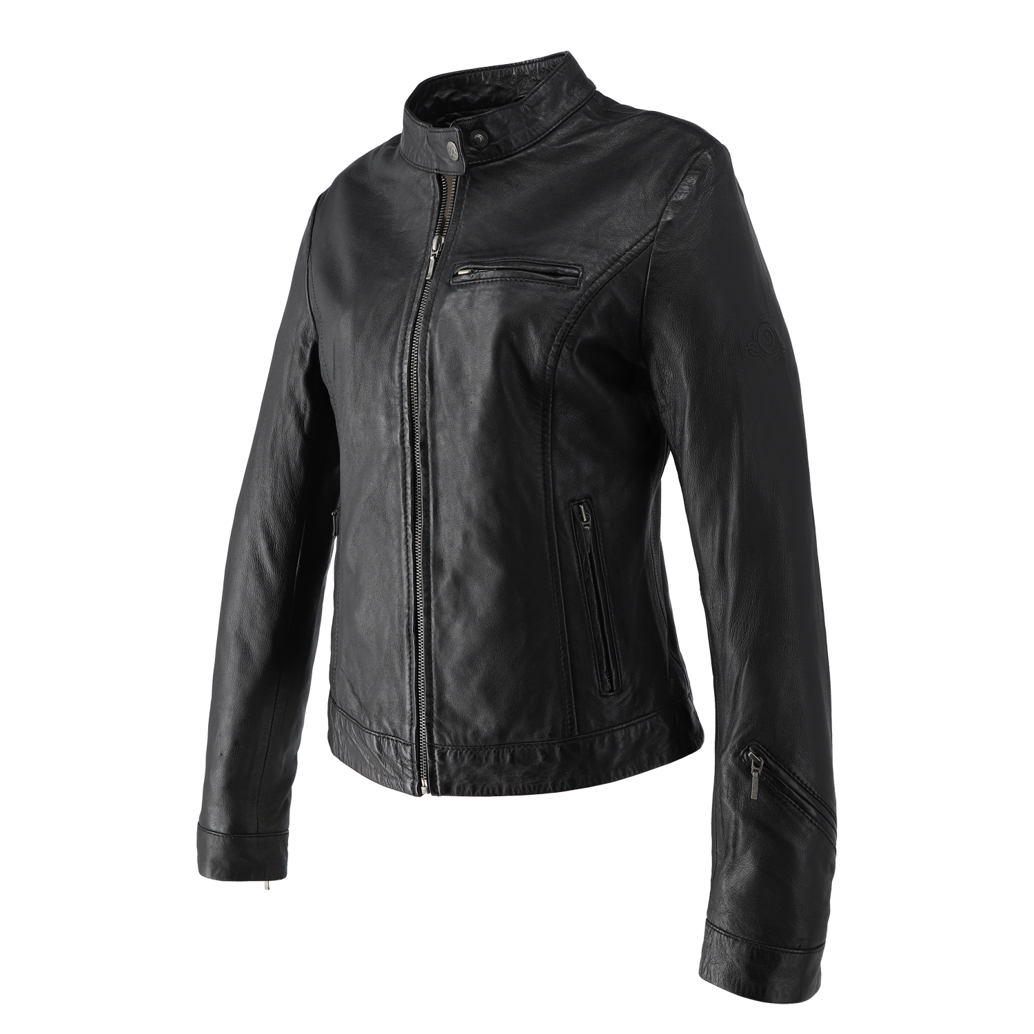 SugarRidez HEARTS JACKET BLACK SLJ200 Single Ladies Riders Jacket