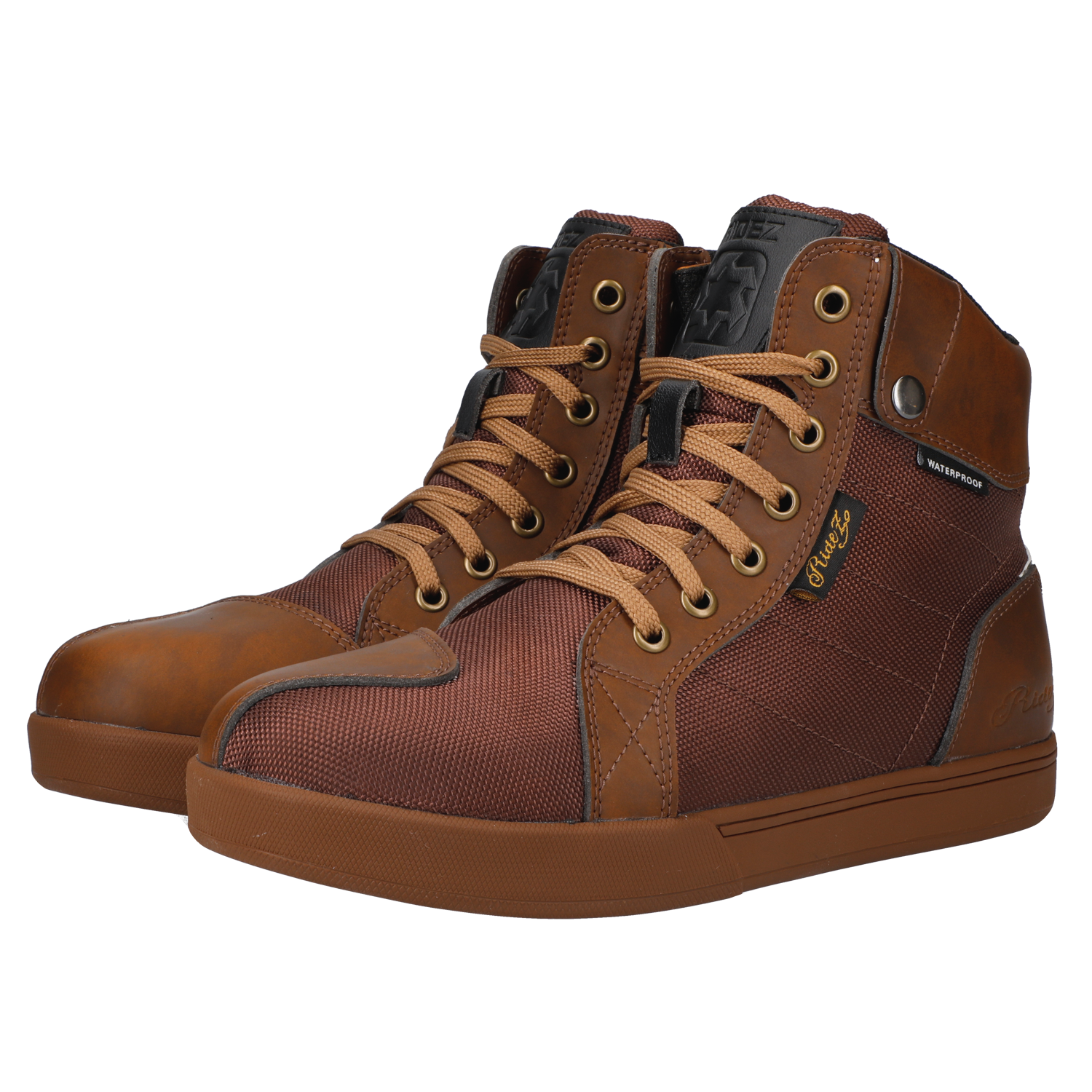 RIDEZ SNEAKERS MOTO-AW BROWN ライディングシューズ(24~28㎝/男女兼用)