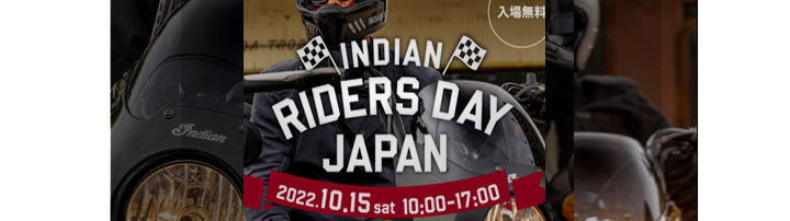 INDIAN RIDERS DAY JAPAN　10/15