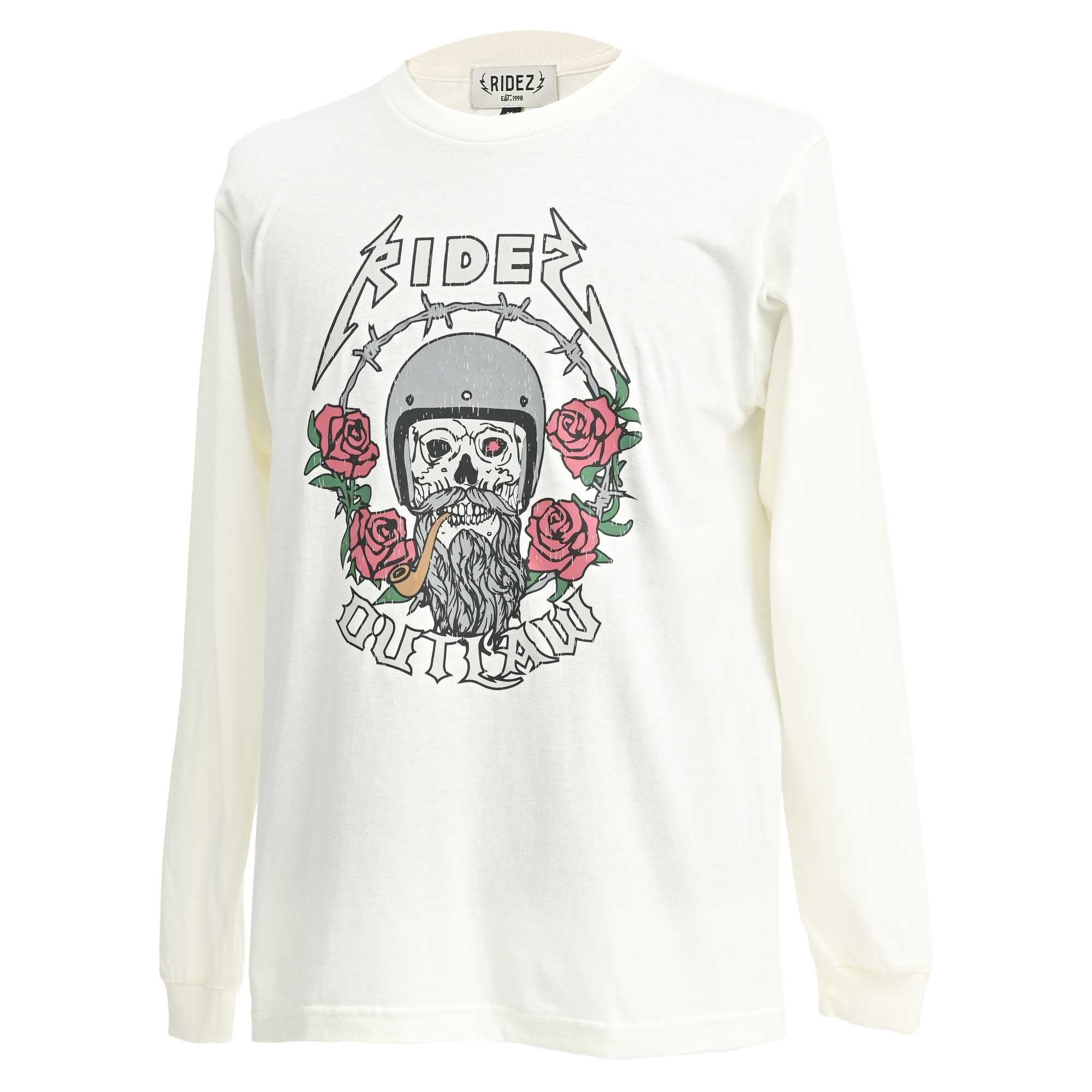 RIDEZ OUTLAW L/S TEE ライズ オリジナル バイク ロングスリーブTシャツ RD8009