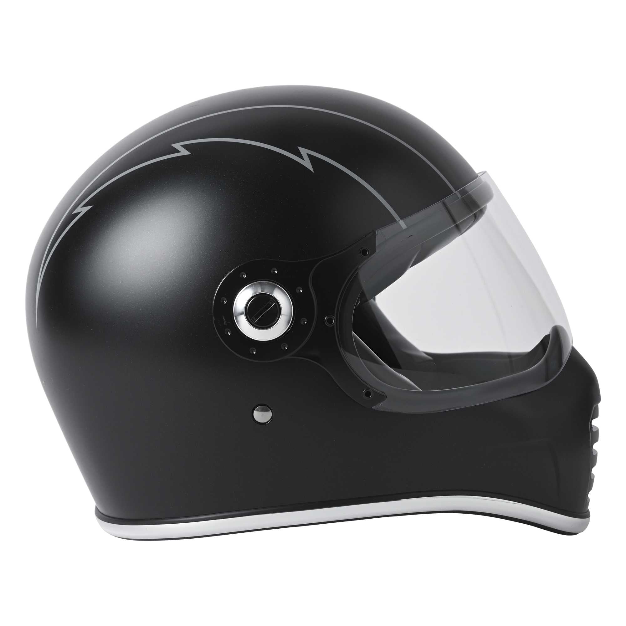 RIDEZ XX HELMET Limited Quantity Model THUNDER BOLT Full Face Motorcycle Helmet 
